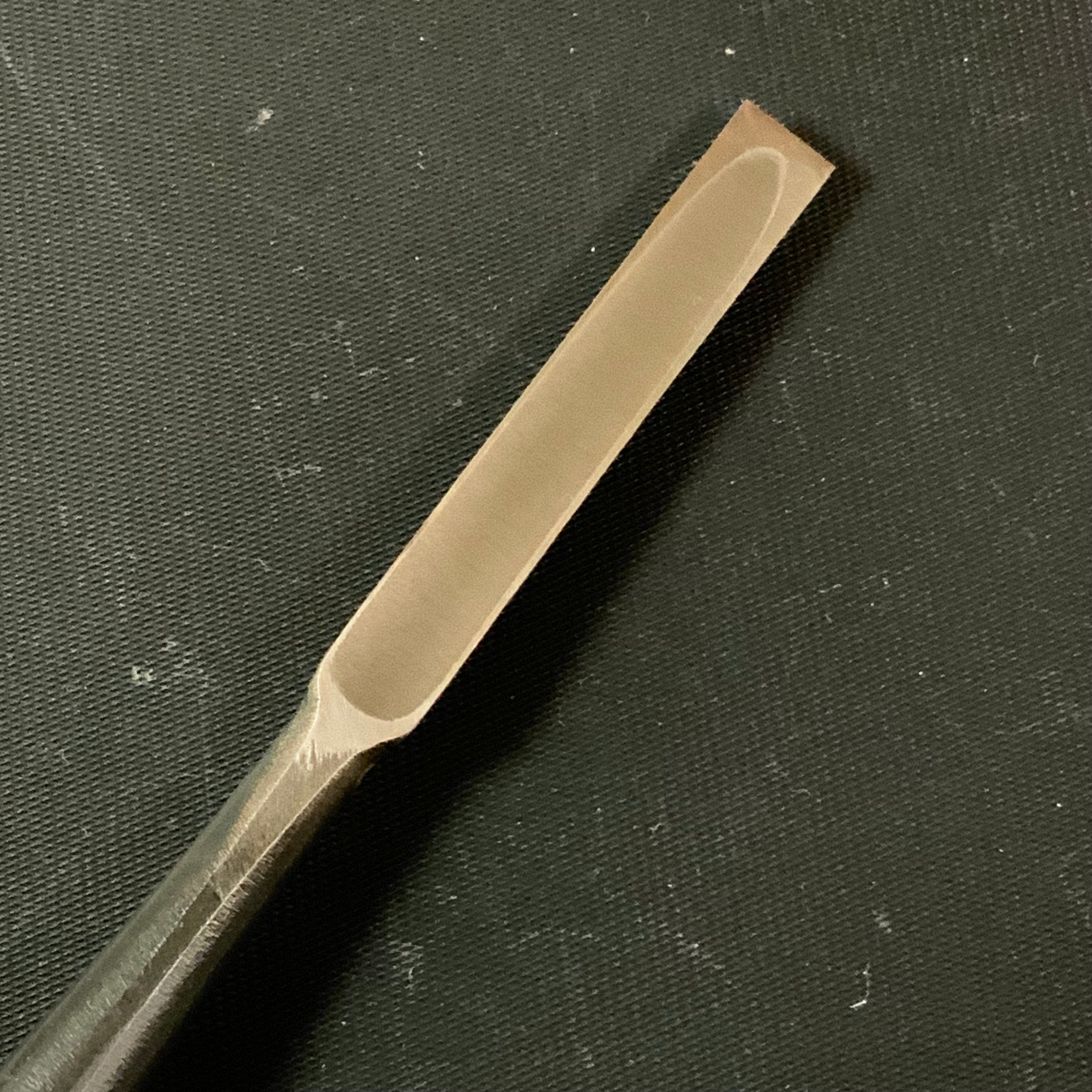 Tasai Bench chisels (Shinogi Oirenomi) with blue steel 田斎作 黒仕上 鎬追入鑿