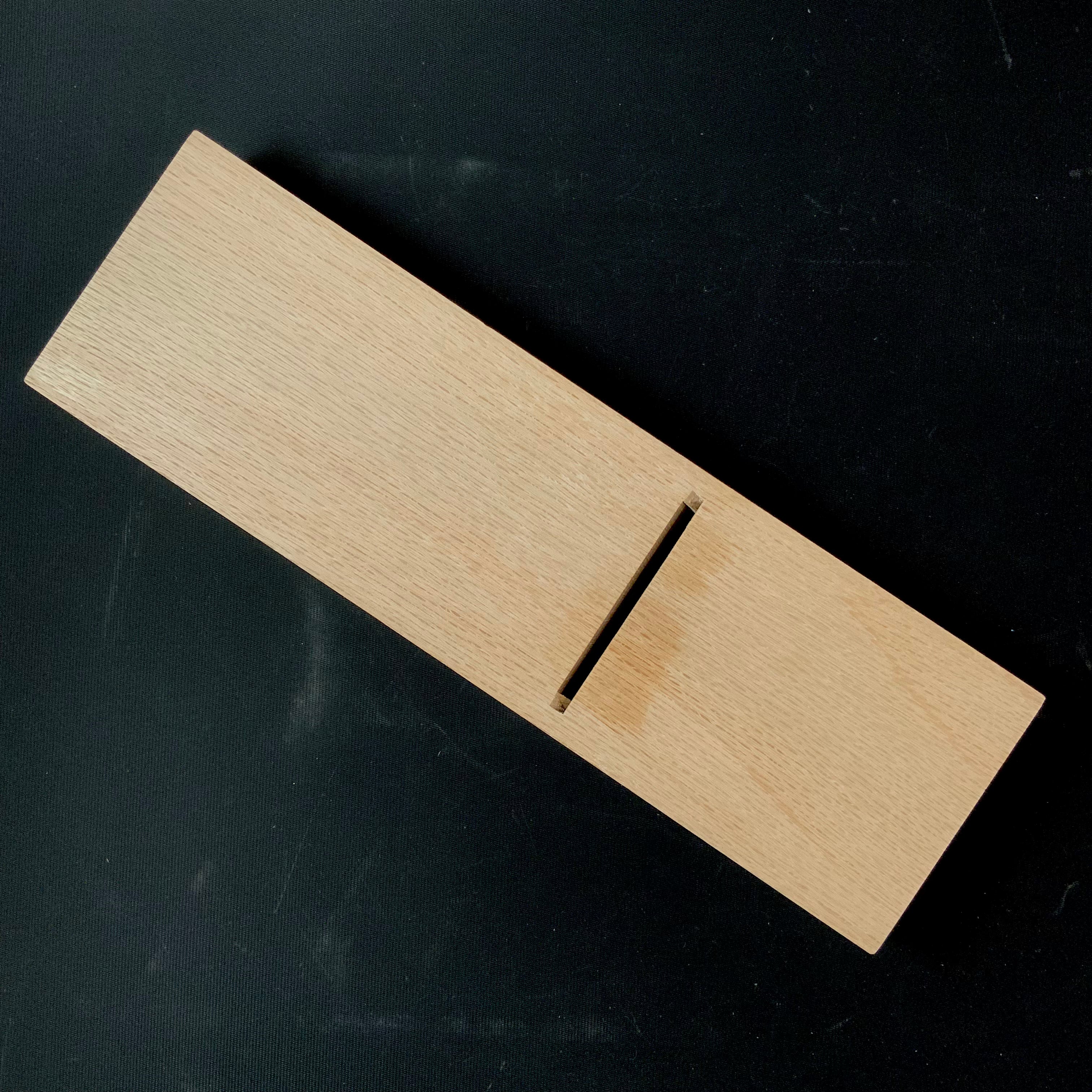 Teruhide Yabane Black Smoothing Plane (Kanna) by Ishido 日本橋木屋銘入 10代目石堂輝秀 黒矢羽仕上げ鉋 70mm