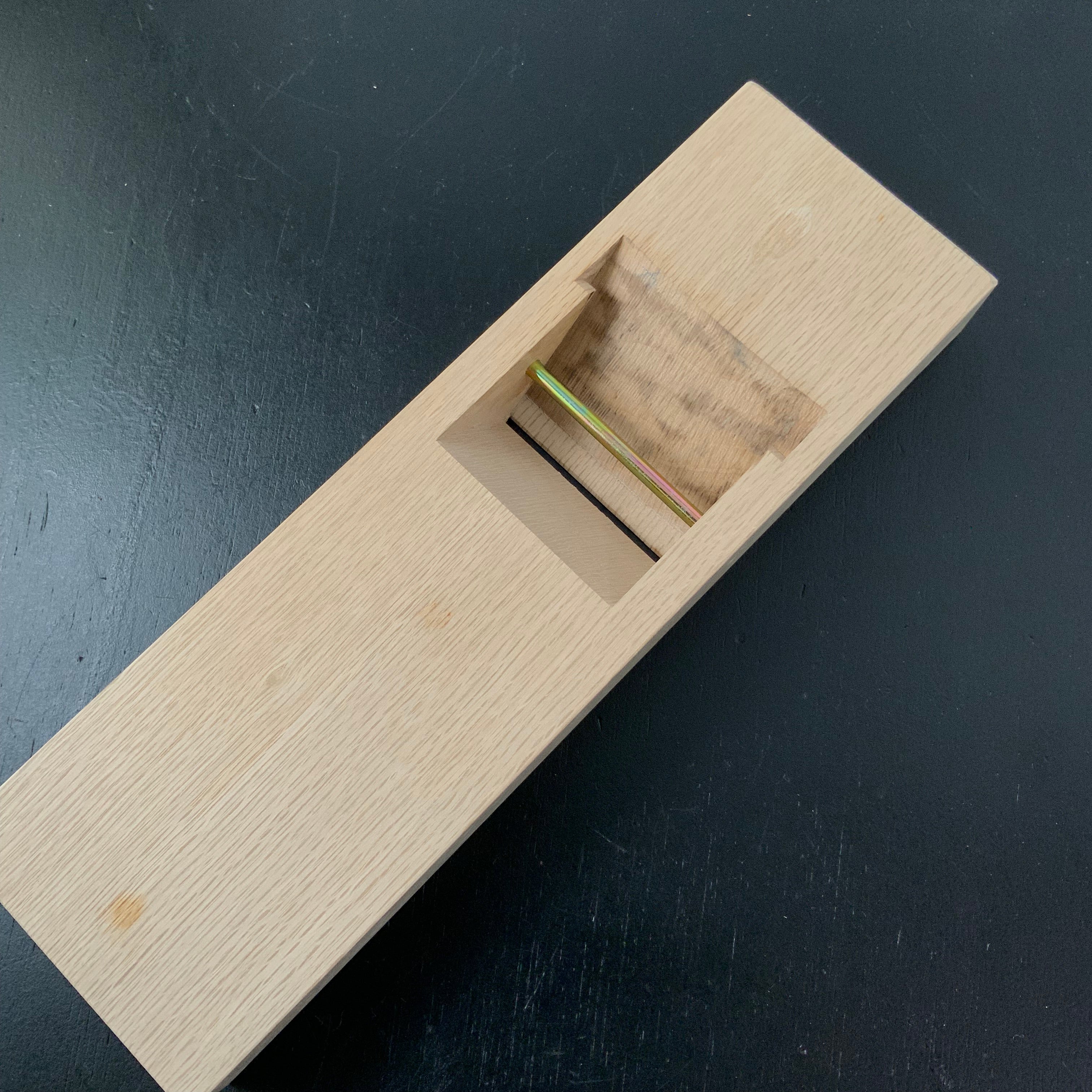 Old Stock Nenrin Smoothing Plane(Yamahiro) by Okayama Takeshi 掘出し物 岡山猛作 年輪(山弘)本仕込 70mm