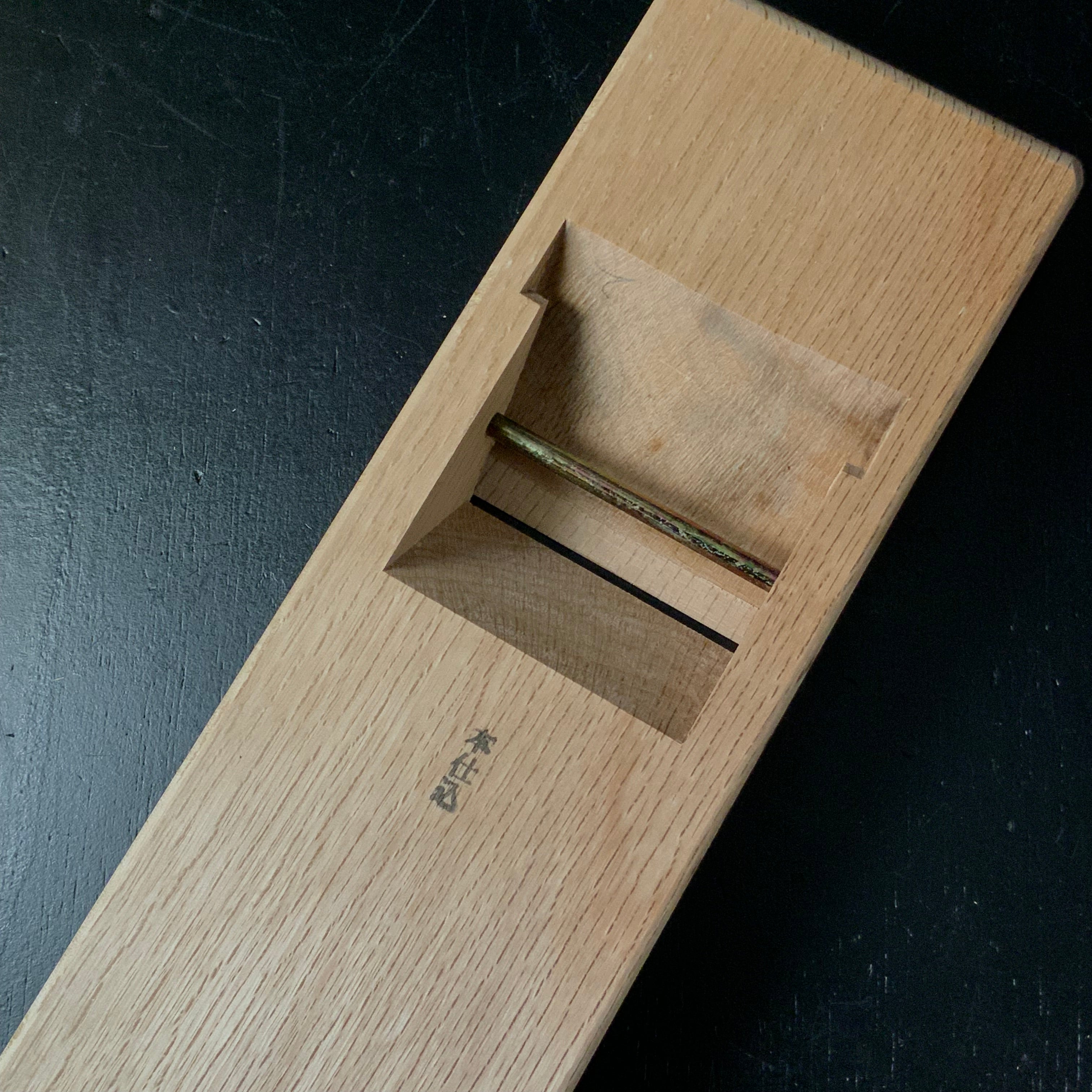 Old stock Baio Smoothing Plane(Kanna)by Tanaka shougo 掘出し物 梅鶯 田中昭吾作 本仕込鉋 70mm