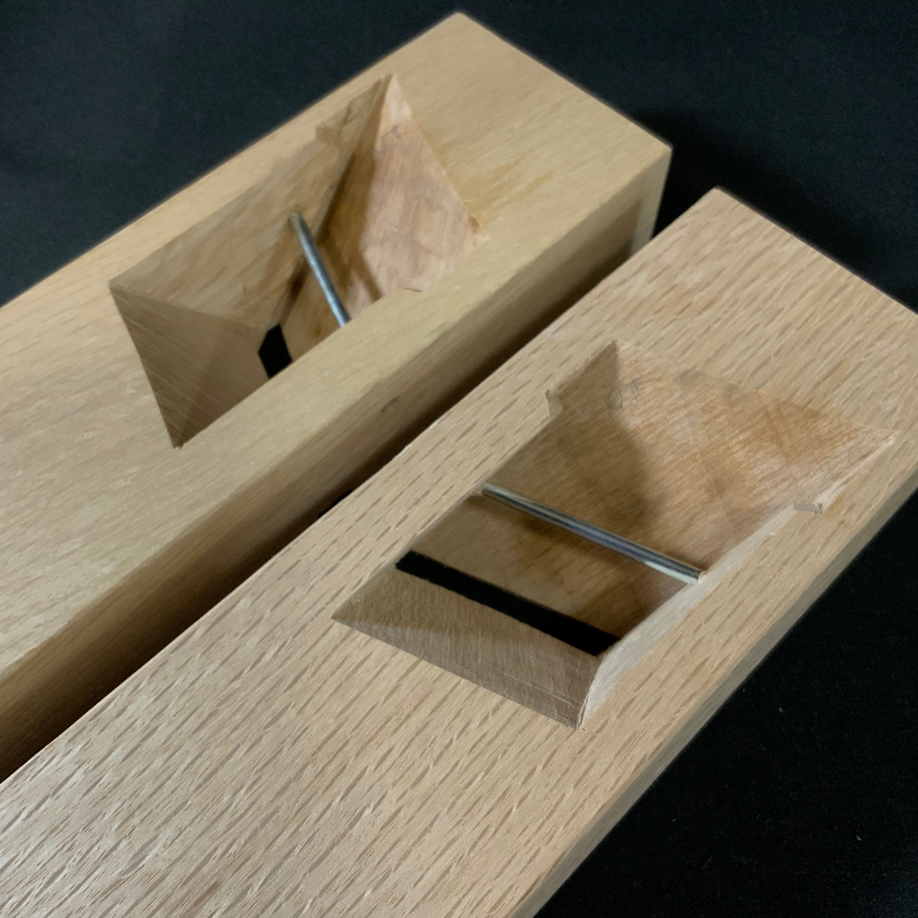 Yoshitaka Small Rabbet Planes (Kiwa-Kanna) with White steel 義隆 豆際鉋 42mm