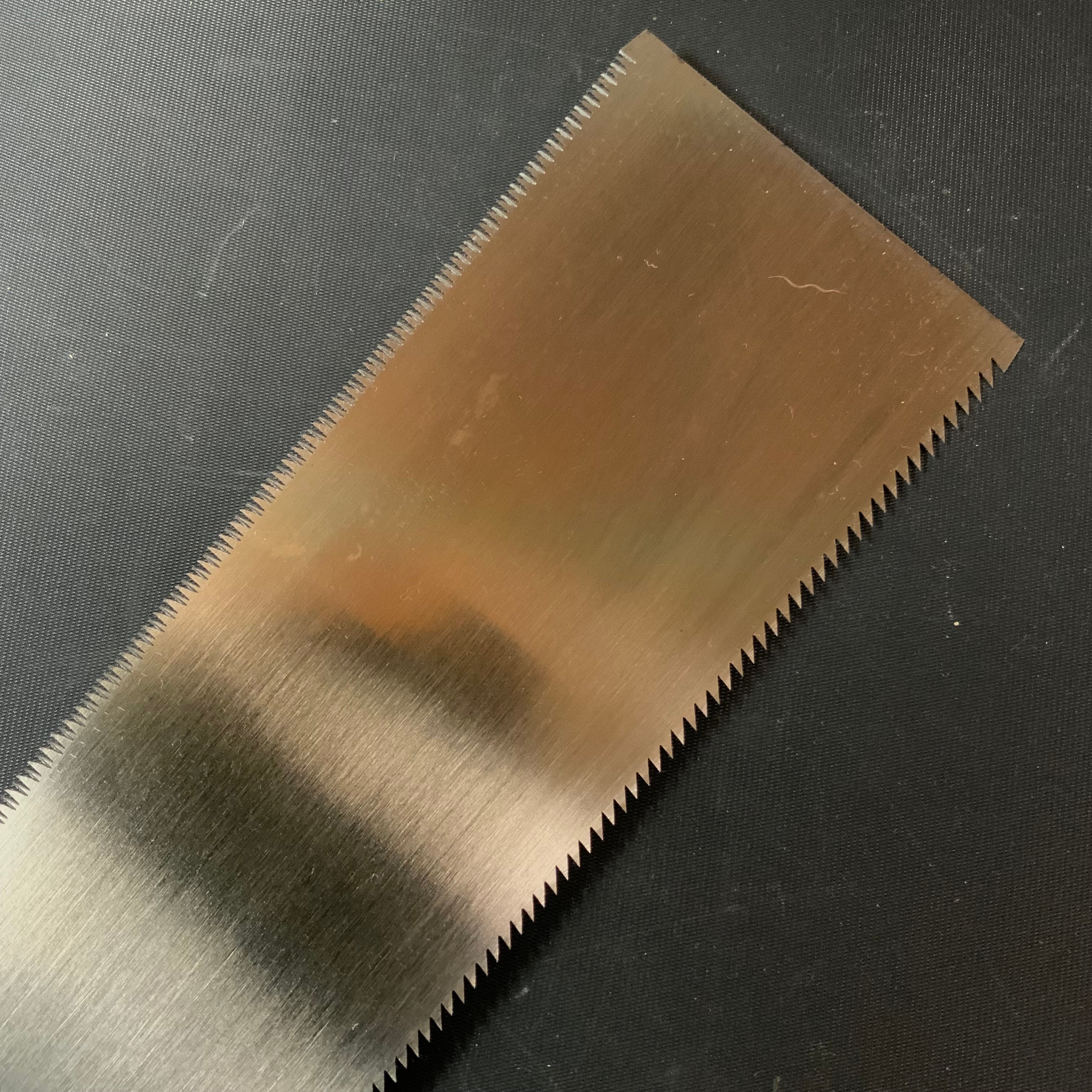 #R38 Ready to use! Old stock Double Edge Saw with Eddy Type Handles set by Kurashige 直ぐ使い 倉重栄助 目立 渦巻き柄 両刃鋸 210mm