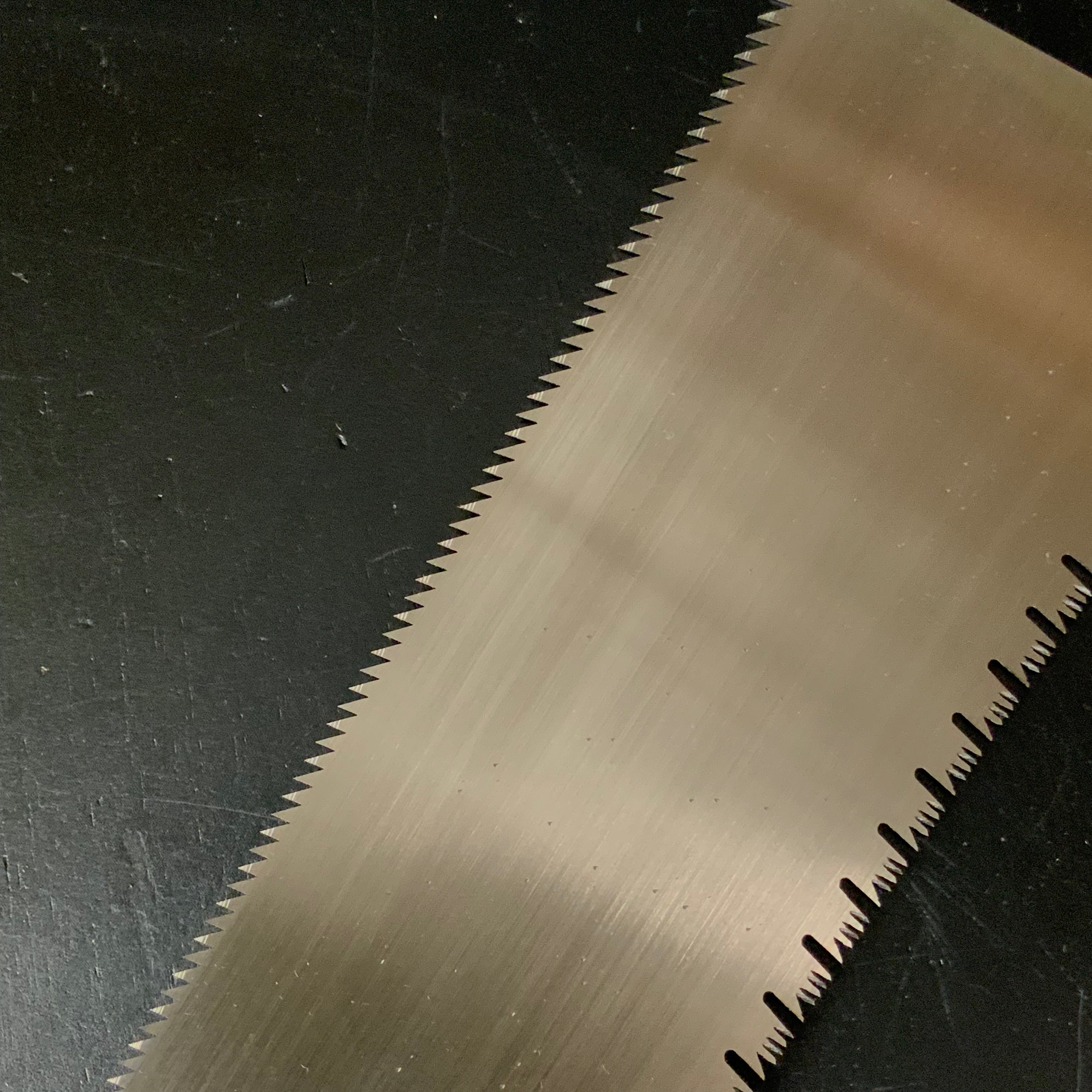 #200 Nagakatsu Double Edge Saw Eddy Type Handles set by Kurashige For Soft Wood 長勝鋸 渦巻き柄 両刃鋸 245mm