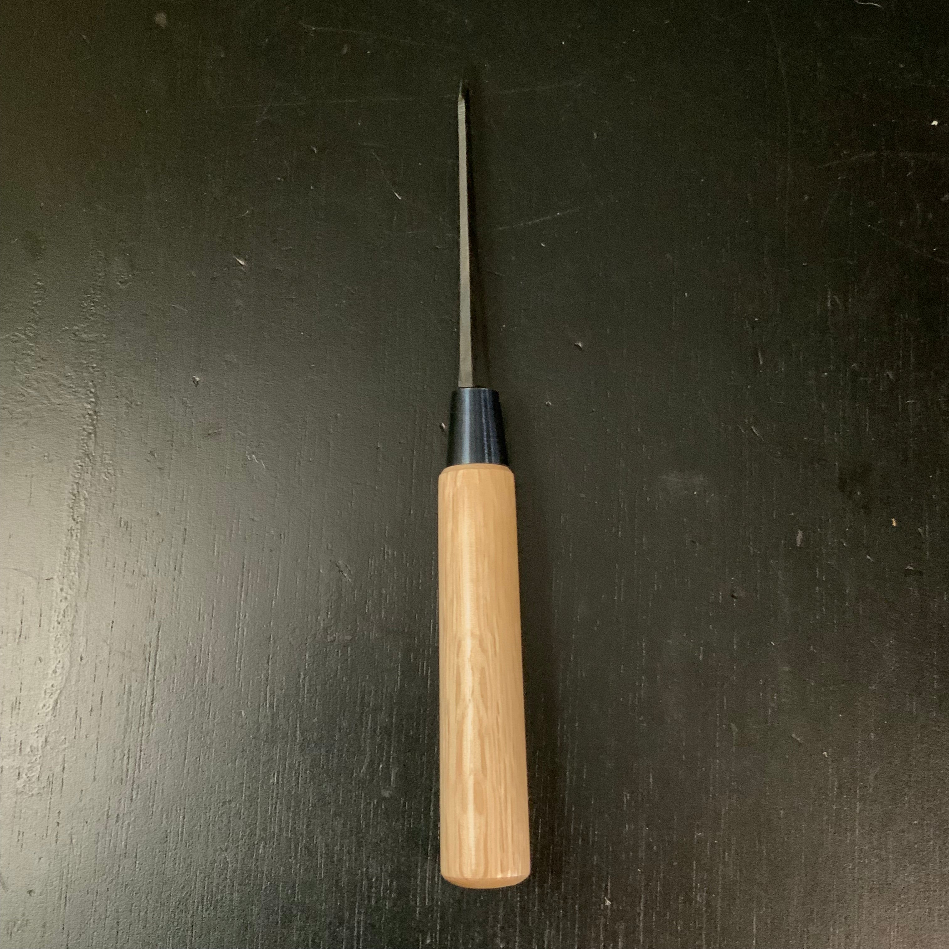 kamanomi chisel Japanses White oak handle / 鎌鑿 樫白樫柄