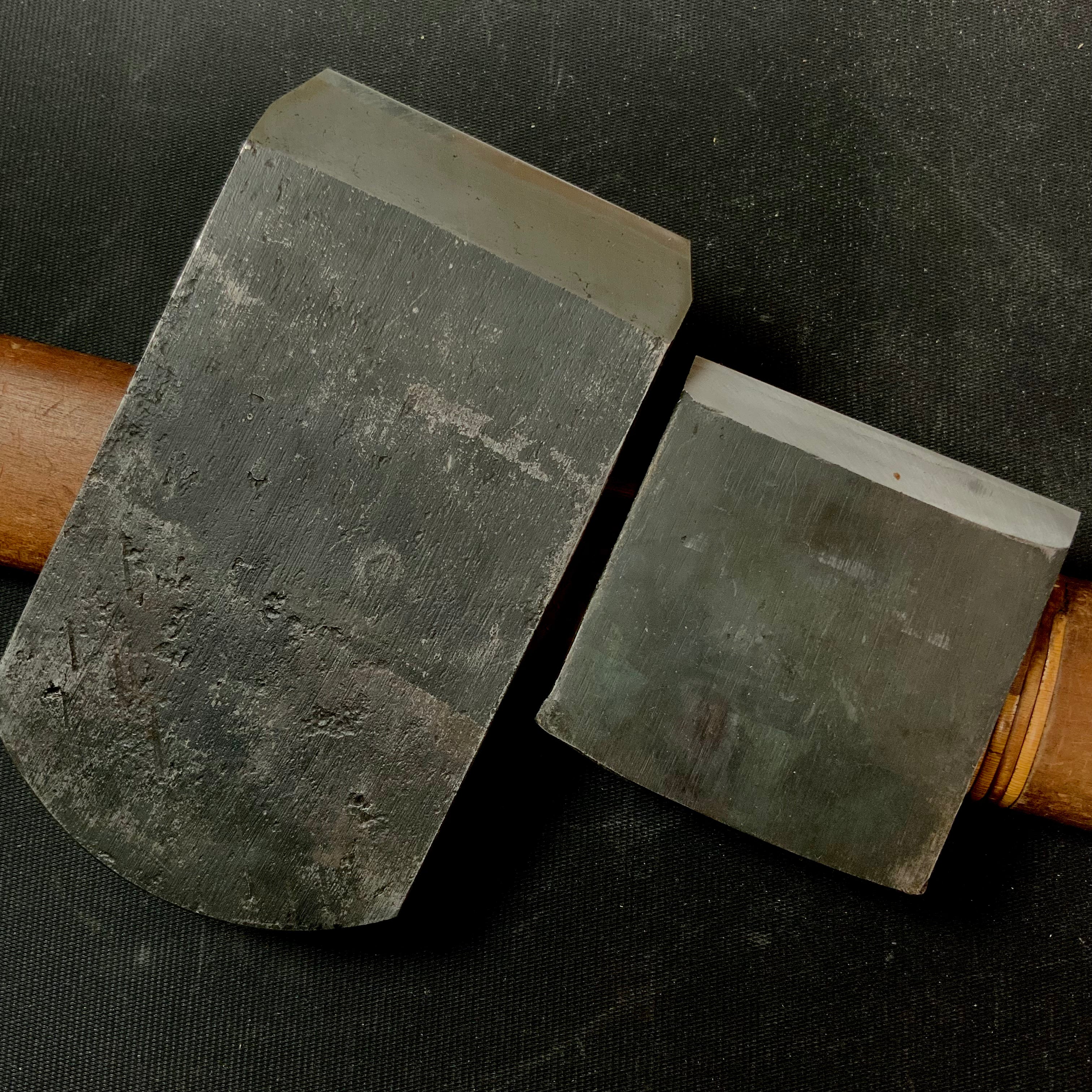 Old stock Honmei Mitsukuni Smoothing Plane (Kanna) by Ishibashi Toushichi 掘出し物 本銘光圀 石橋藤七作 仕上げ鉋 65mm