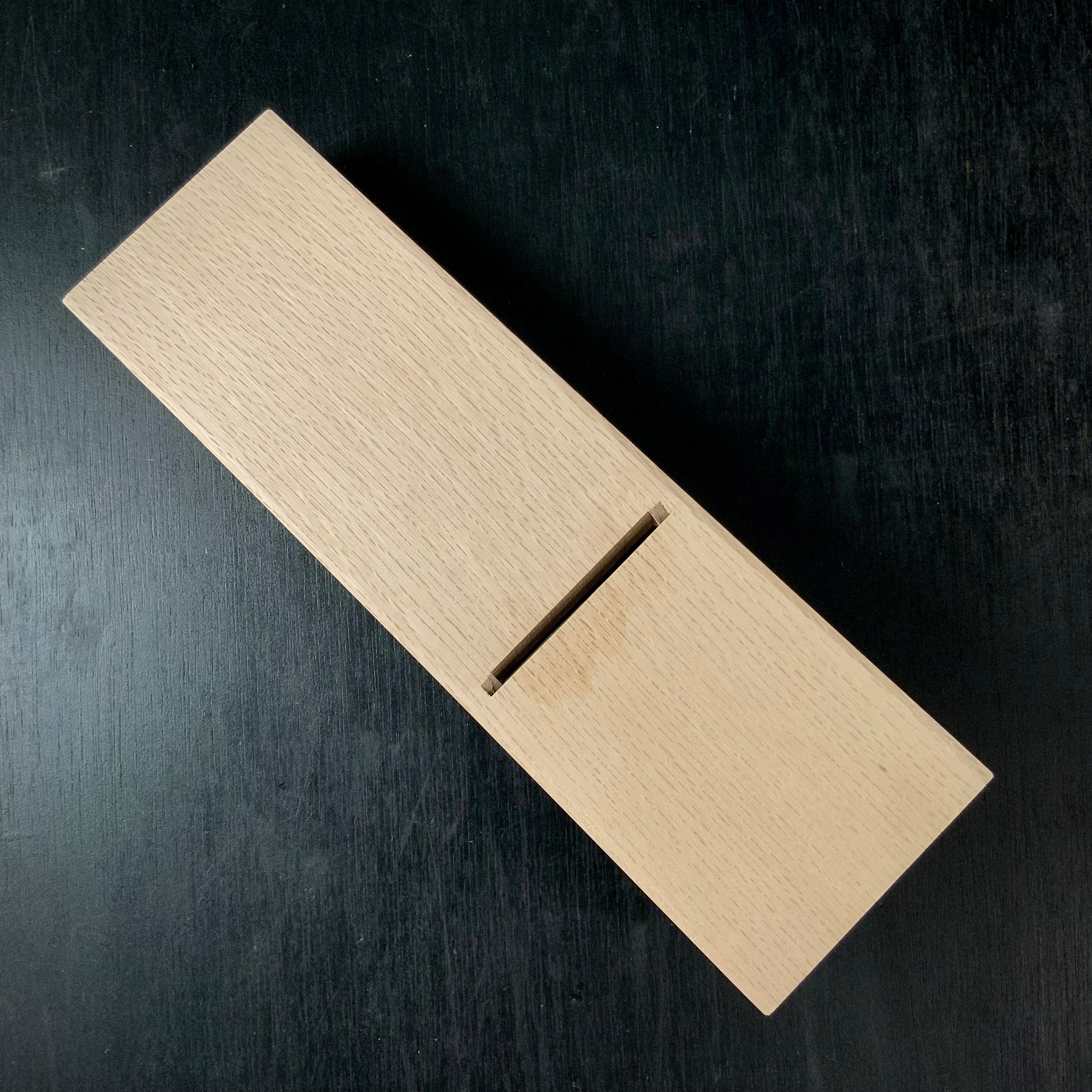 Old stock2 Yabane Smoothing Plane (Kanna) by Ishido Master 石堂輝秀作 矢羽根 仕上げ鉋 70mm