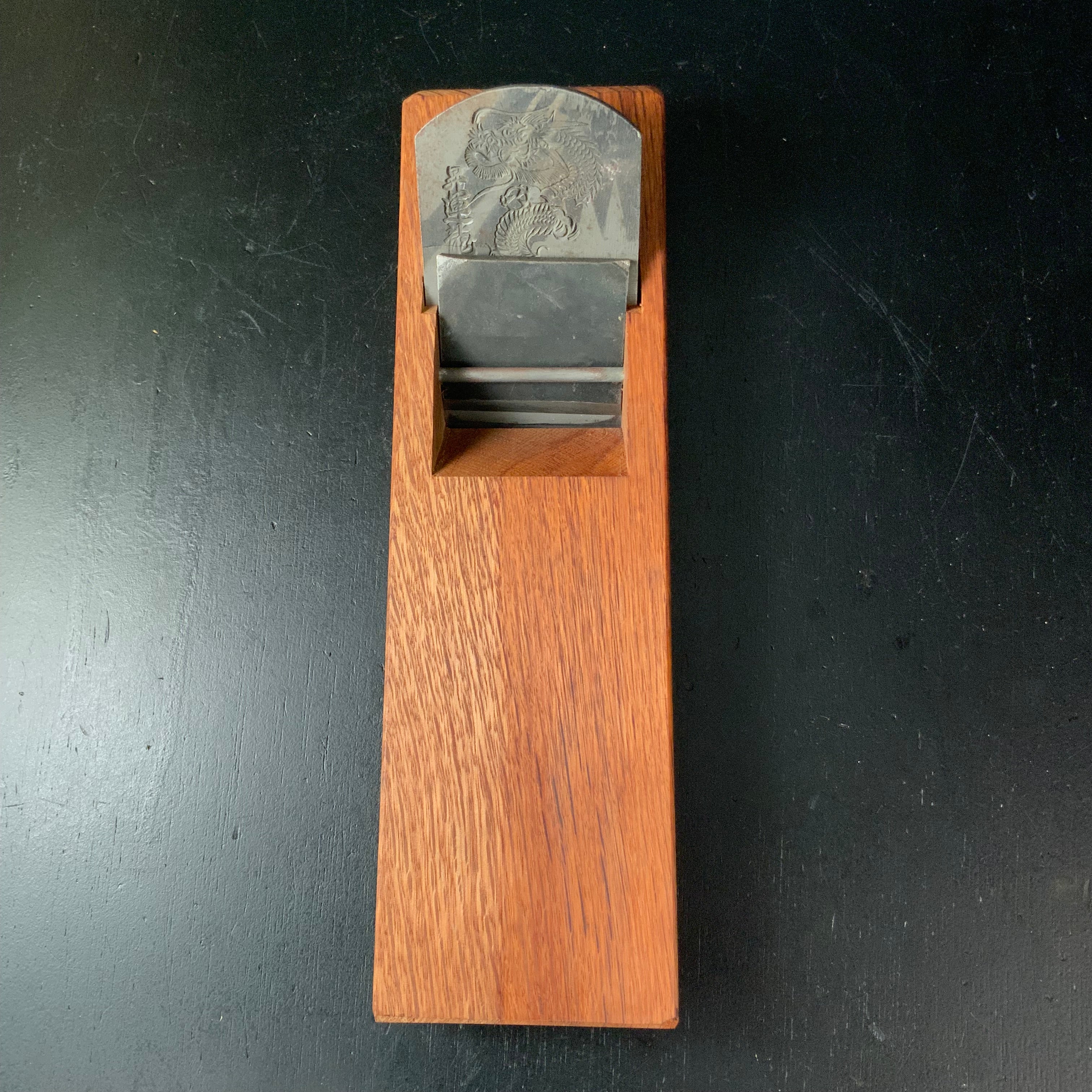 Old stock Syounryu Smoothing Plane(Kanna)by Tanaka shougo   掘出し物 昇雲龍 田中昭吾作 本仕込鉋 70mm