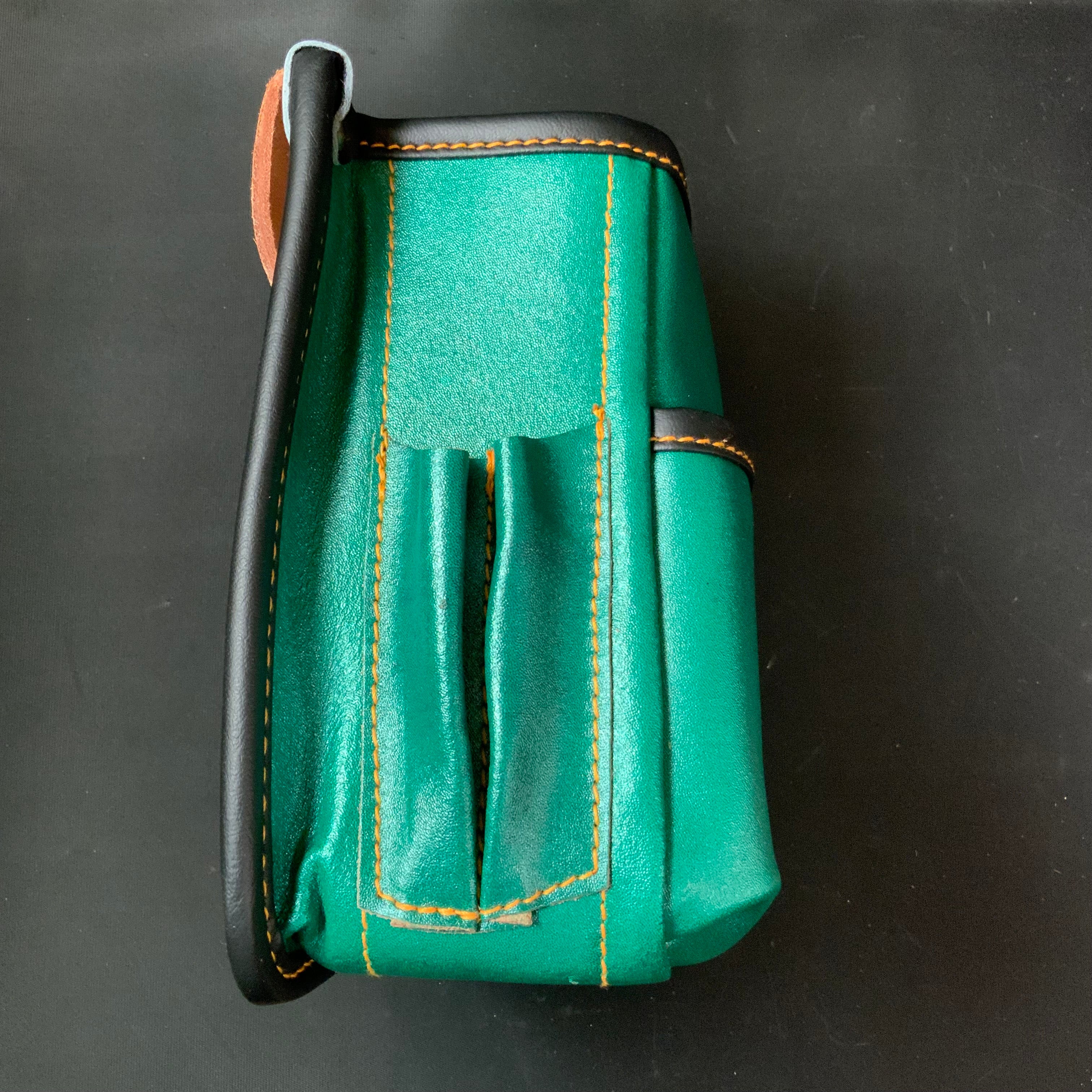 Kouetsu Working Waist Bag Japanese Carpenter Leather Bag 侊悦 大工用腰袋 メタリック革製