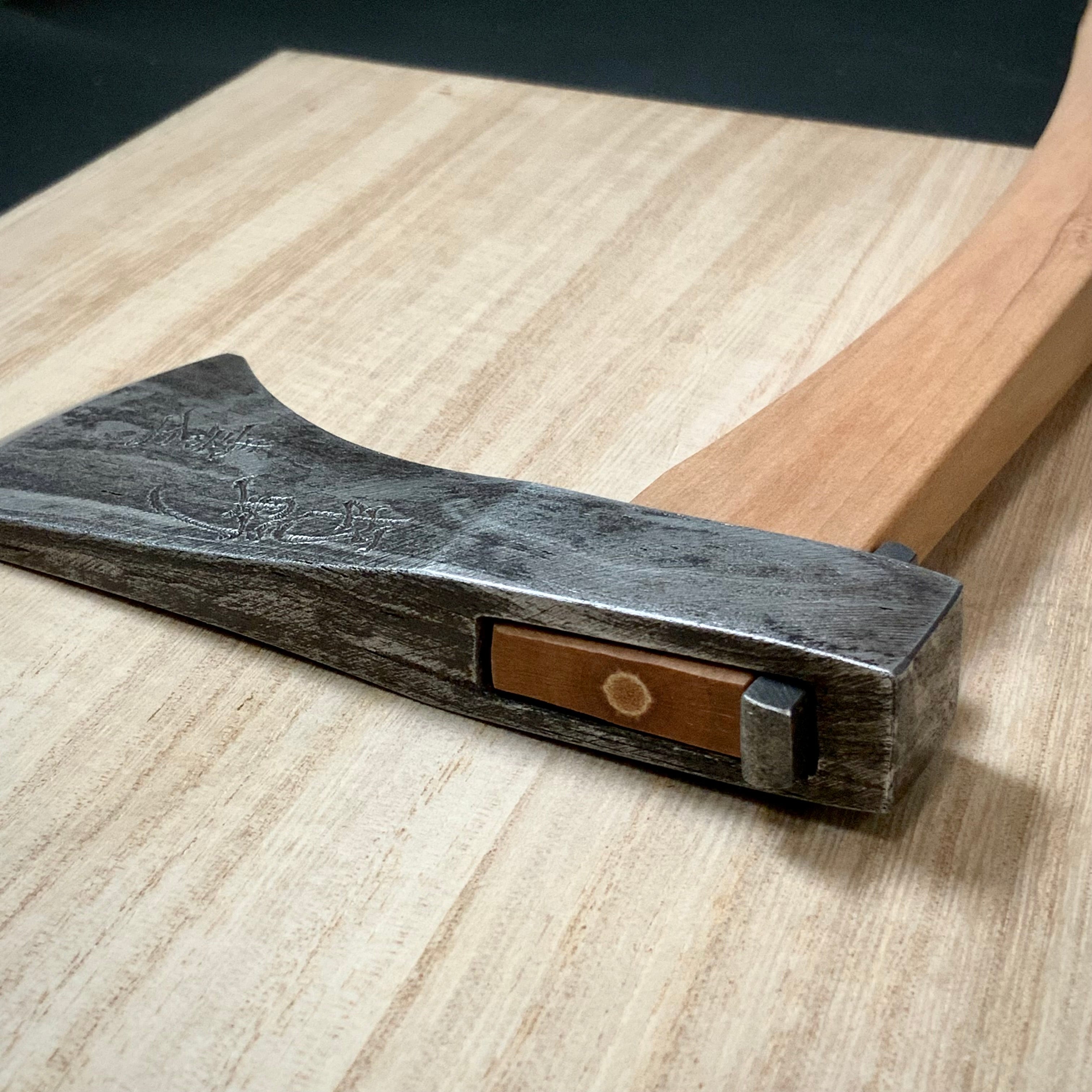 『KUDARANO』 Sozen Japanese Carpenter's Axe 『朽野』 素全作 小型鉞 木割り斧 Masakari