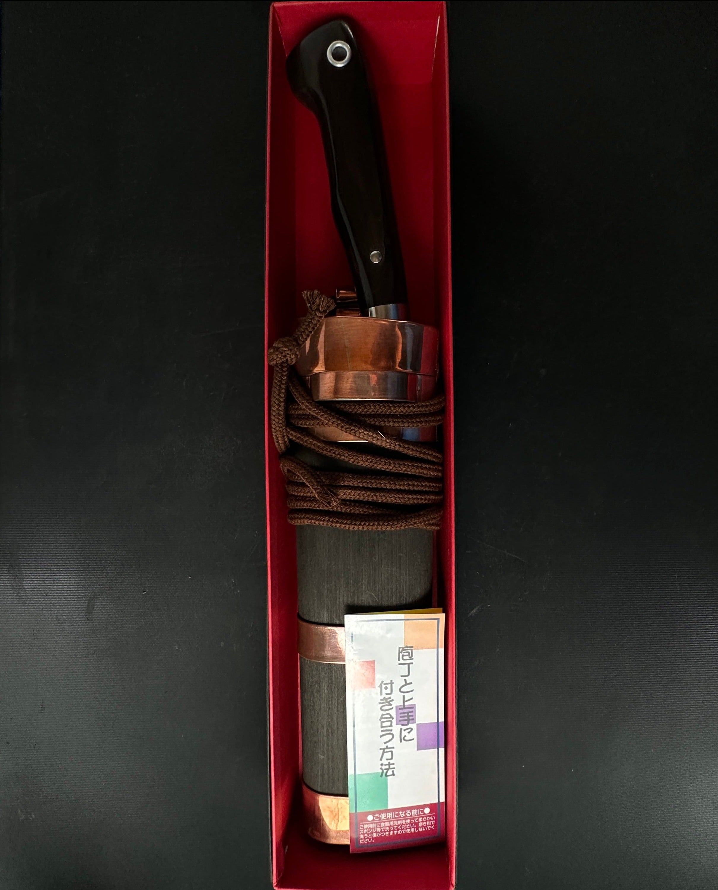 味方屋 日野浦司作 両刃なた 味方屋作 剣鉈 両刃 黒打ち 240mm