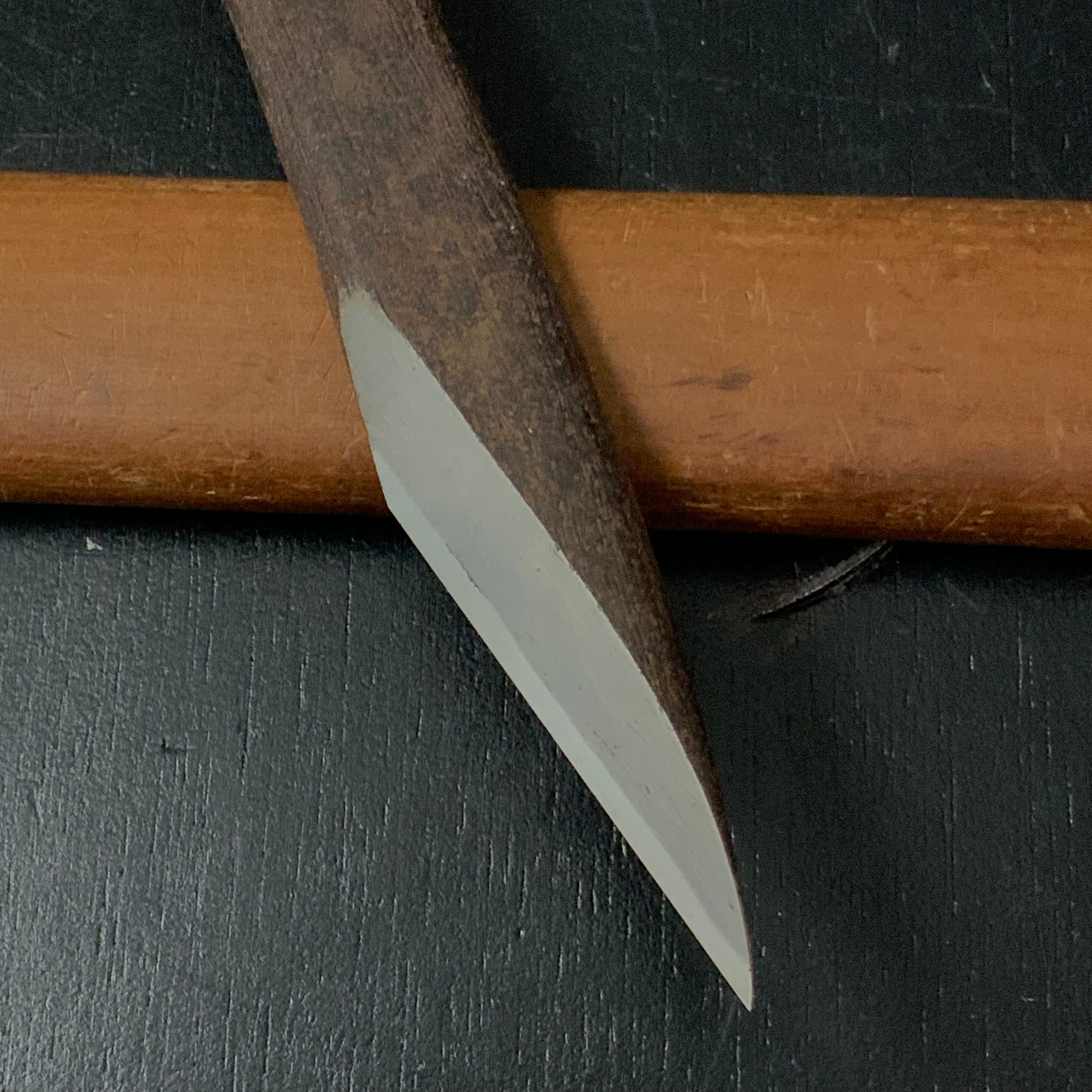 Kinpu gyokuro Hirotsugu Right hand Kiridashi by Sozen Carving 金風玉露 廣貢 素全作 切出し小刀 右 21mm