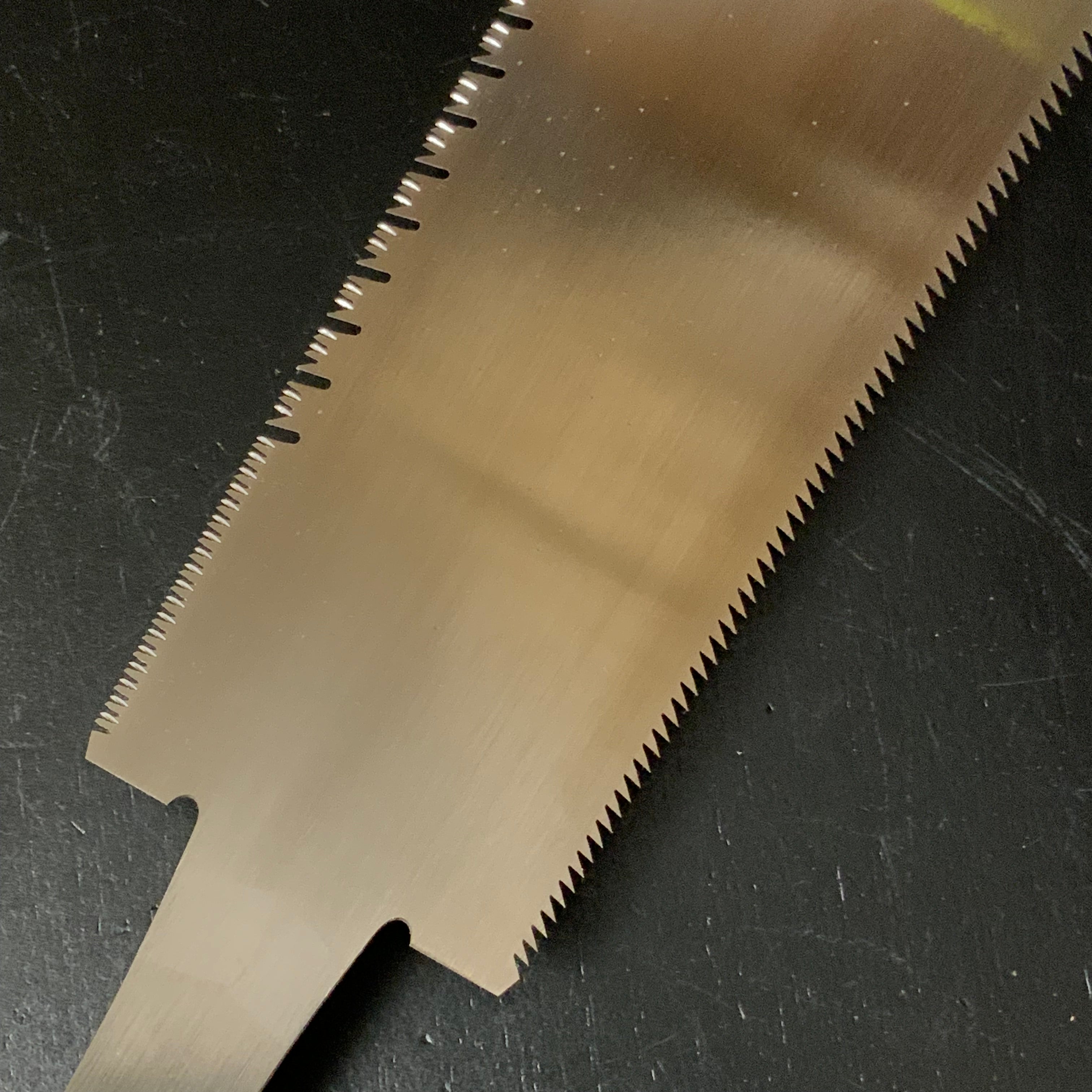 #201 Nagakatsu Double Edge Saw Eddy Type Handles set by Kurashige For Soft Wood 長勝鋸 渦巻き柄 両刃鋸 245mm