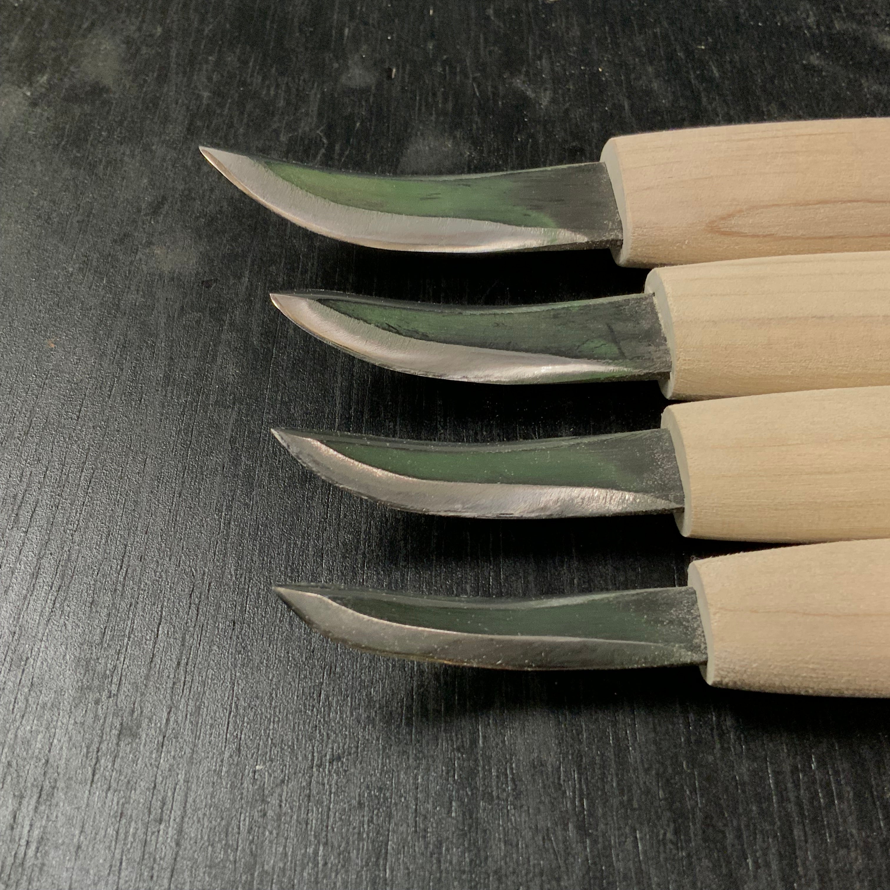 Chotousei #3 Yari Kanna (short Handle) with white steel 槍鉋(小) 彫刀晟 小倉彫刻刃物製作所 45mm