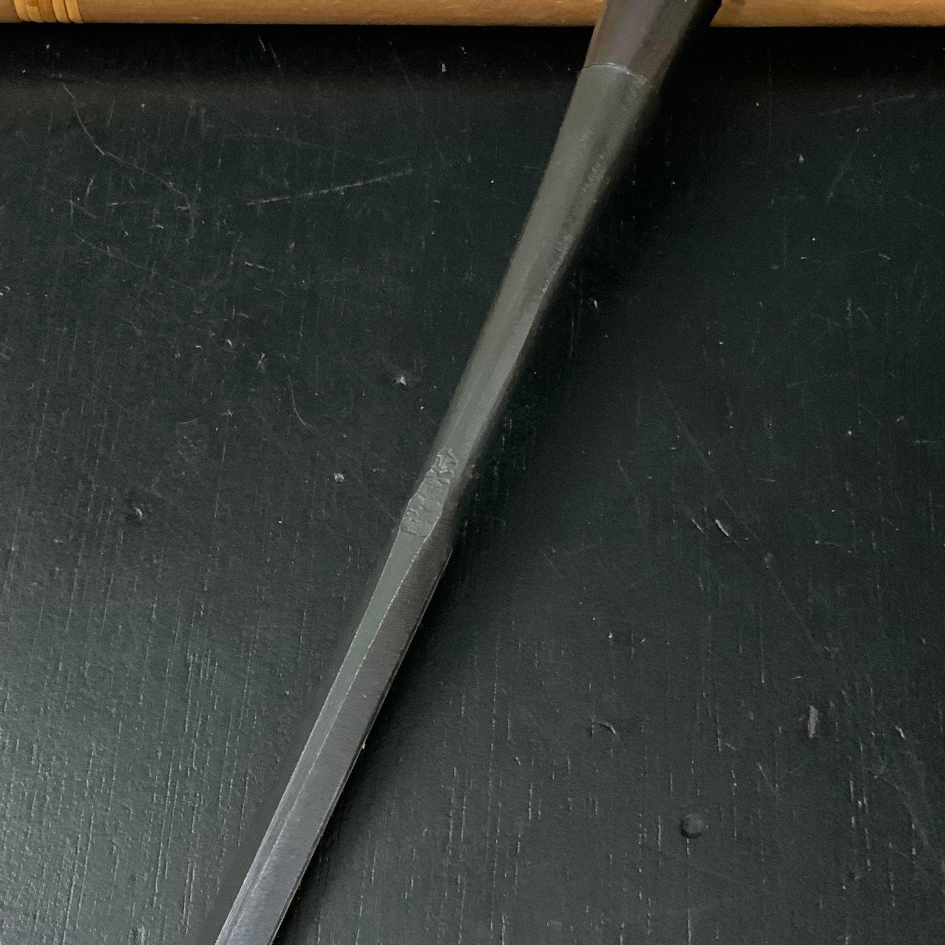 Tasai Special Dovetail Paring chisels with blue steel 田斎作 鎬薄鑿 赤樫柄 9mm usunomi