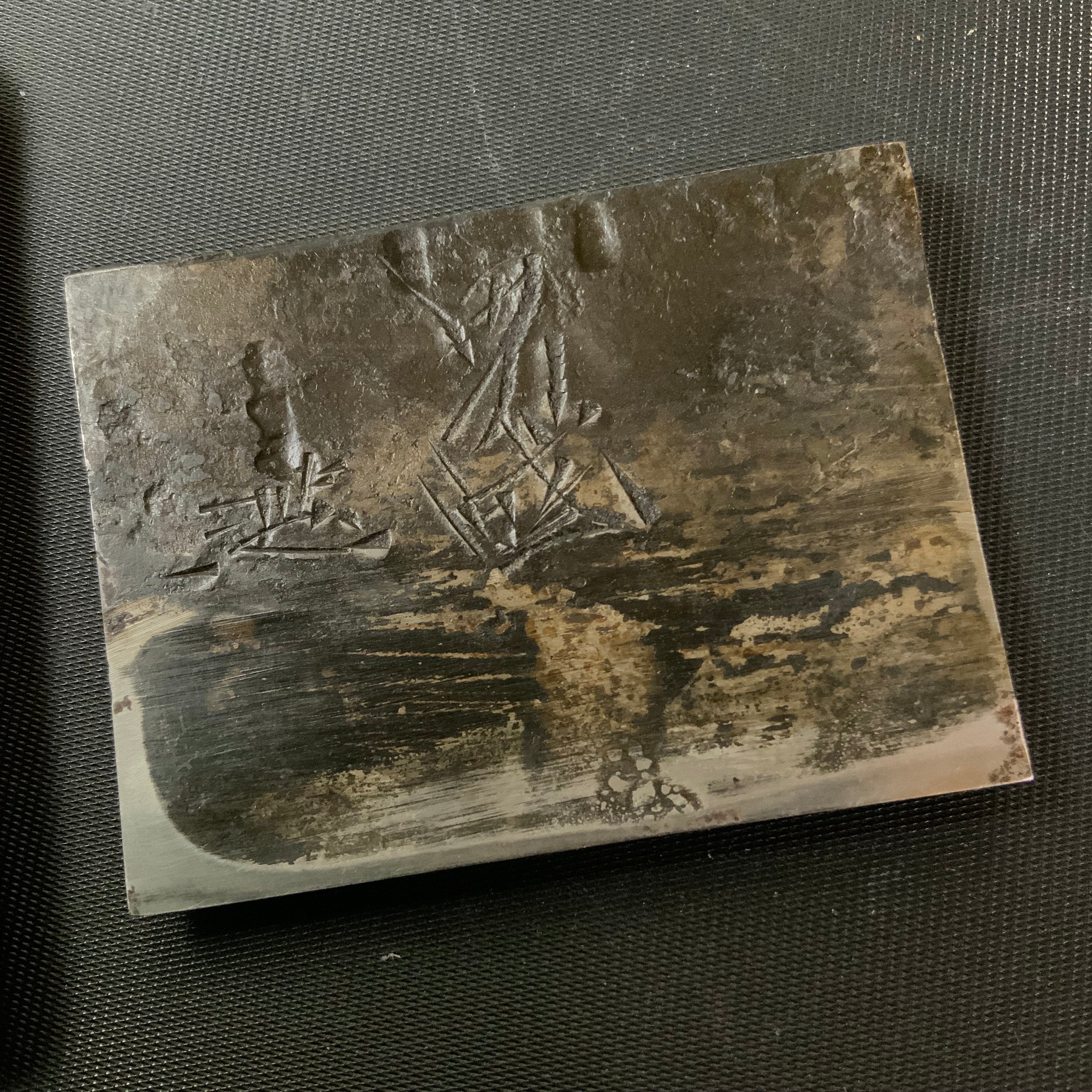 Old stock Otokozakari Smoothing Plane (Kanna) by Tsutsumitomoichi 掘出し物 堤朋一作 男盛 仕上げ鉋 80mm