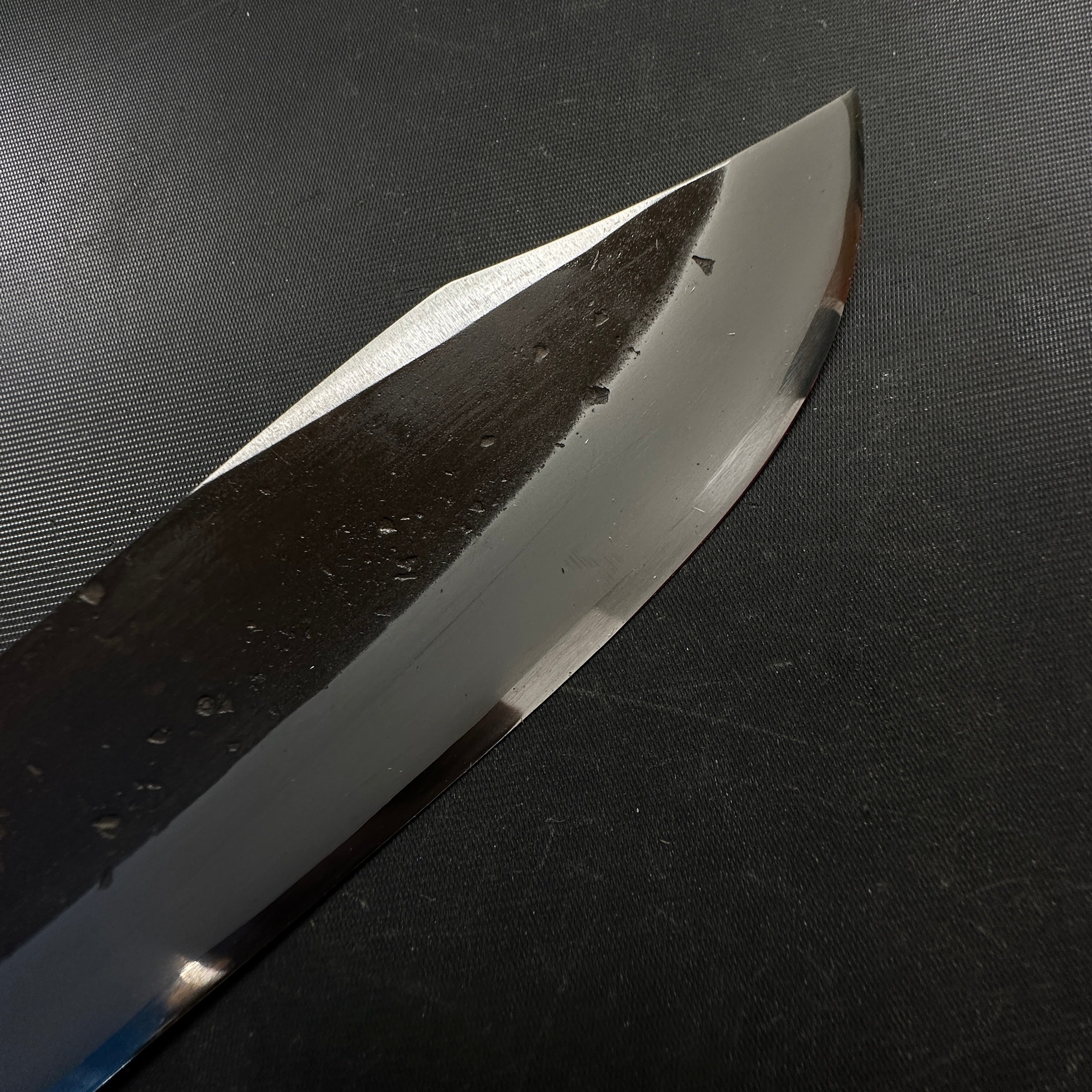 味方屋 日野浦司作 両刃なた 味方屋作 剣鉈 両刃 黒打ち 240mm