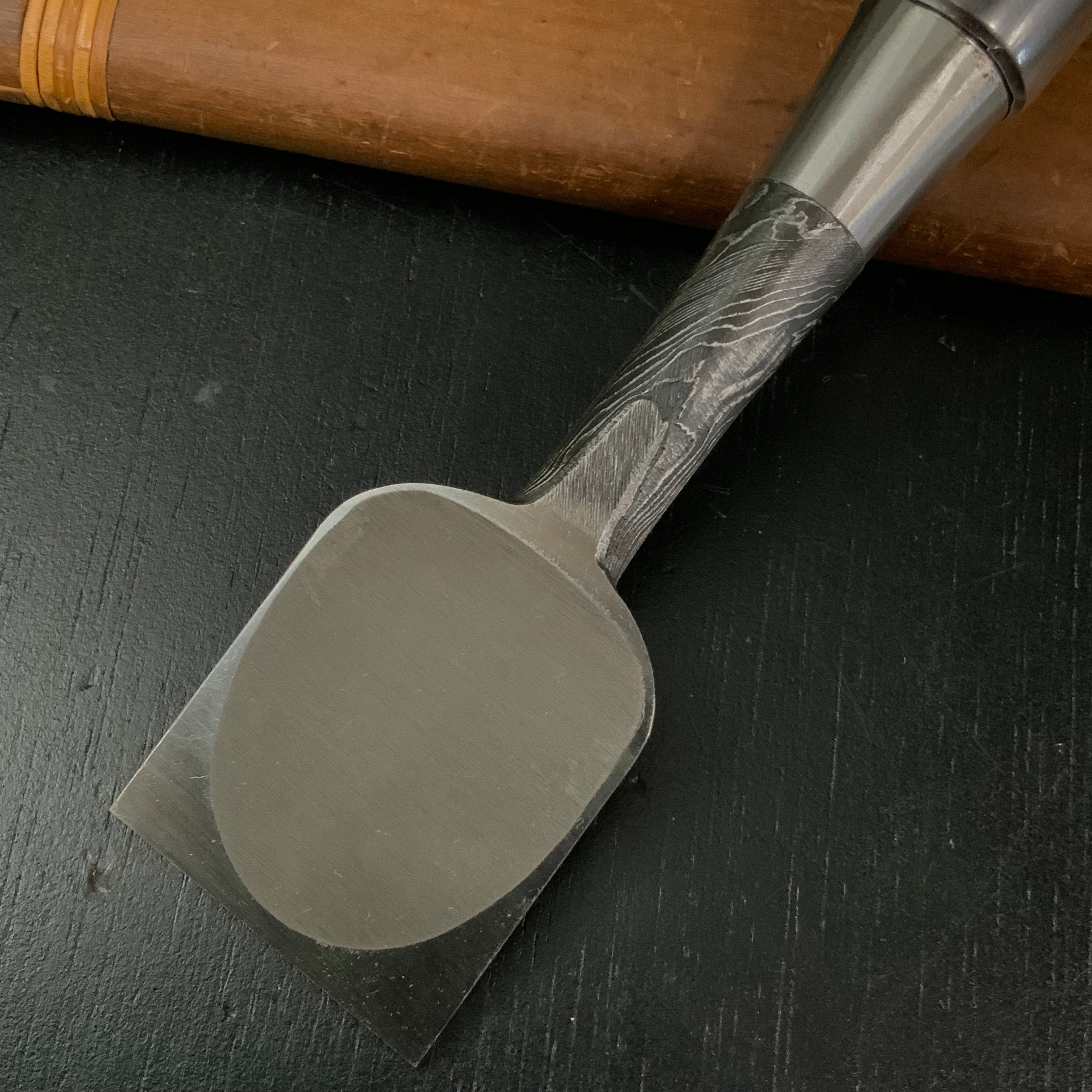 Tasai Mokume Special Dovetail Bench chisels with Cassia siamea handle 田斎作 木目 鎬追入鑿 鉄刀木柄 42mm