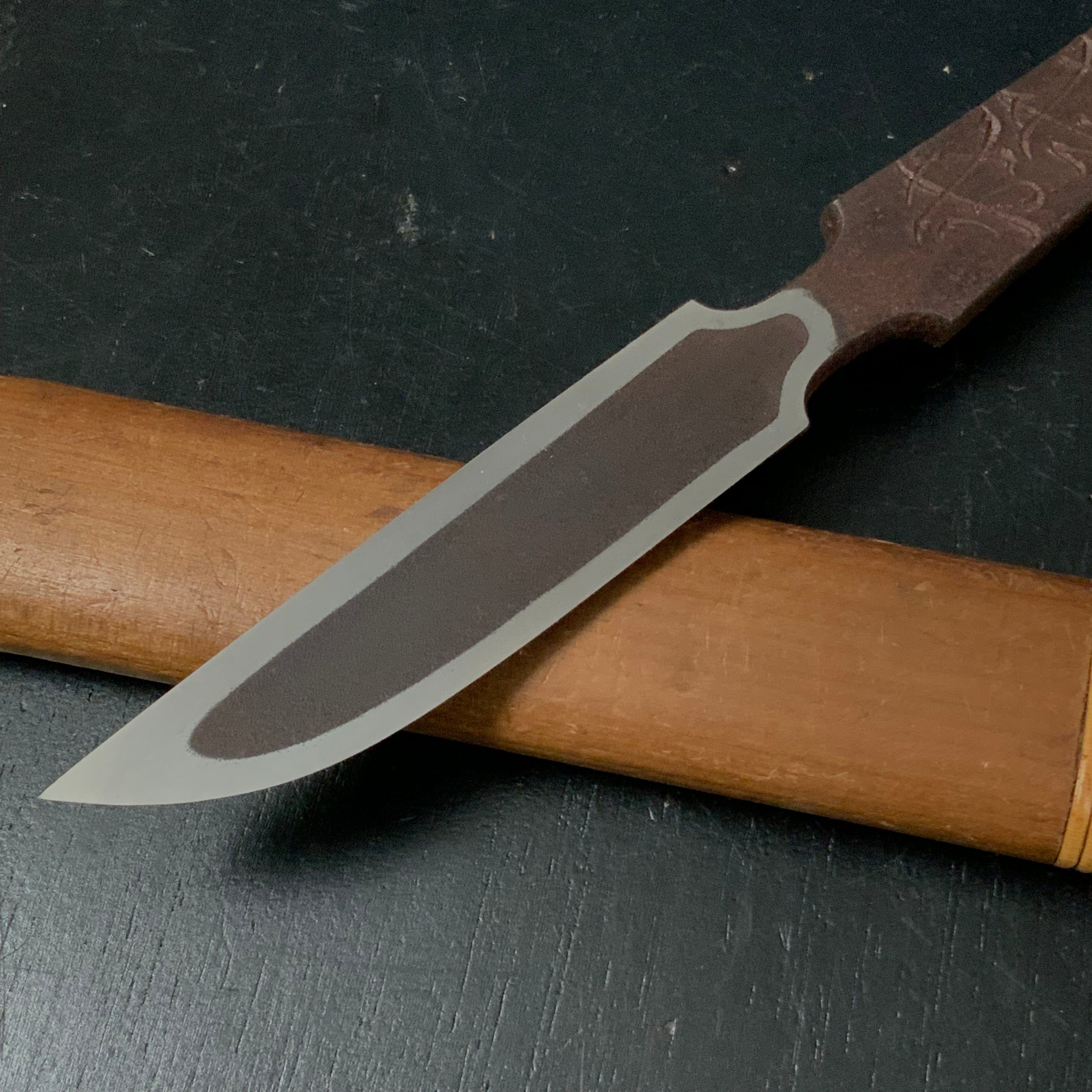 Gamushara Hirotsugu Right hand Kiridashi by Sozen Carving 我武者羅 素全作 切出し小刀 右 21mm