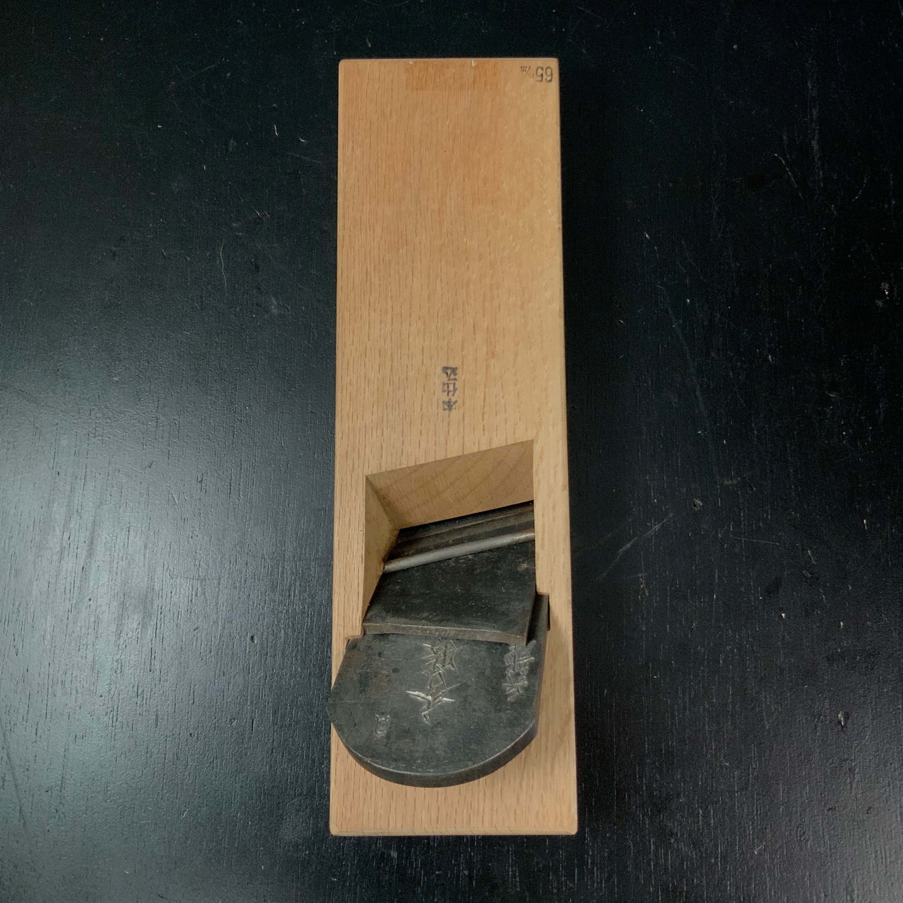 Old Stock Hyobu Big Rabbet Planes Right 掘出し物 大際鉋 右 秀勝 兵部 本仕込み 65mm