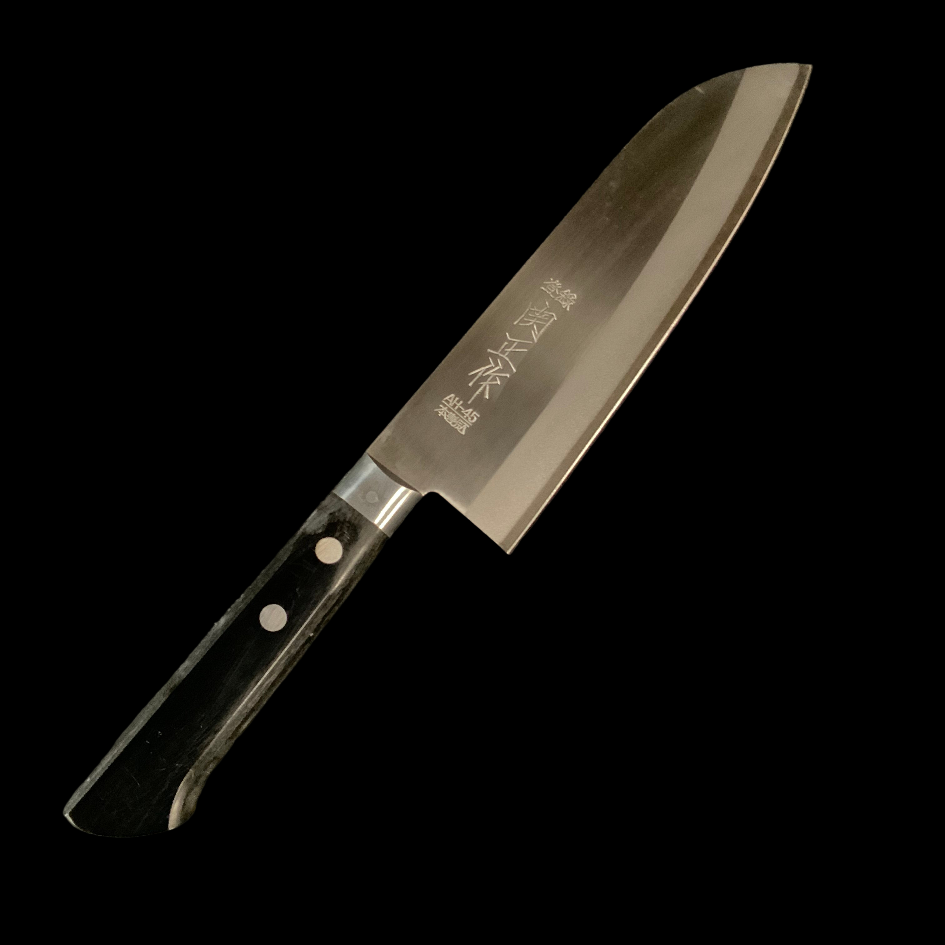 Sekimasa Santoku knife stainless steel blade with full tang 関正 三徳包丁 165mm