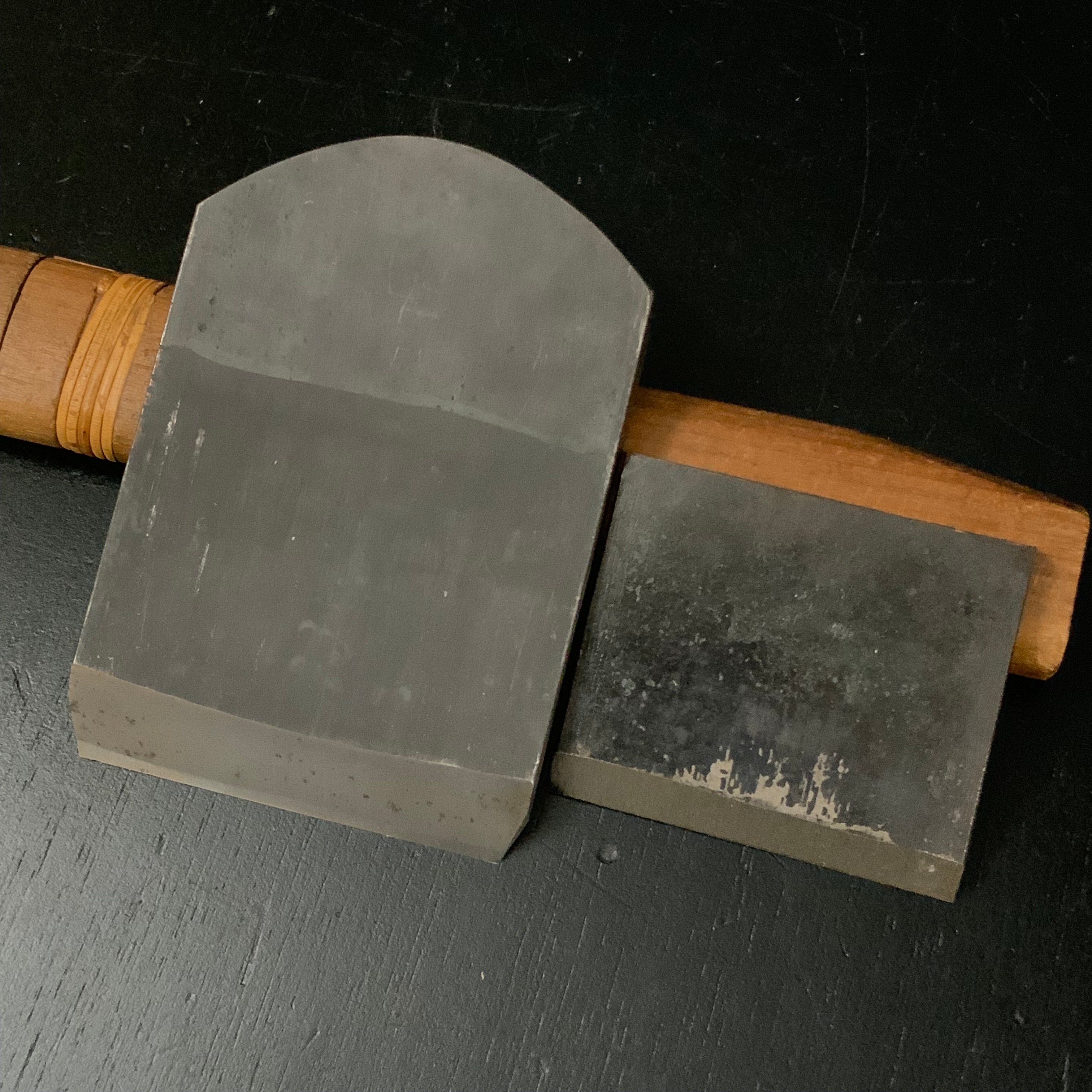 Old stock Sadatoku Smoothing Plane(Kanna) by unknown 掘出し物 貞徳 作者不明 仕上げ鉋 75mm