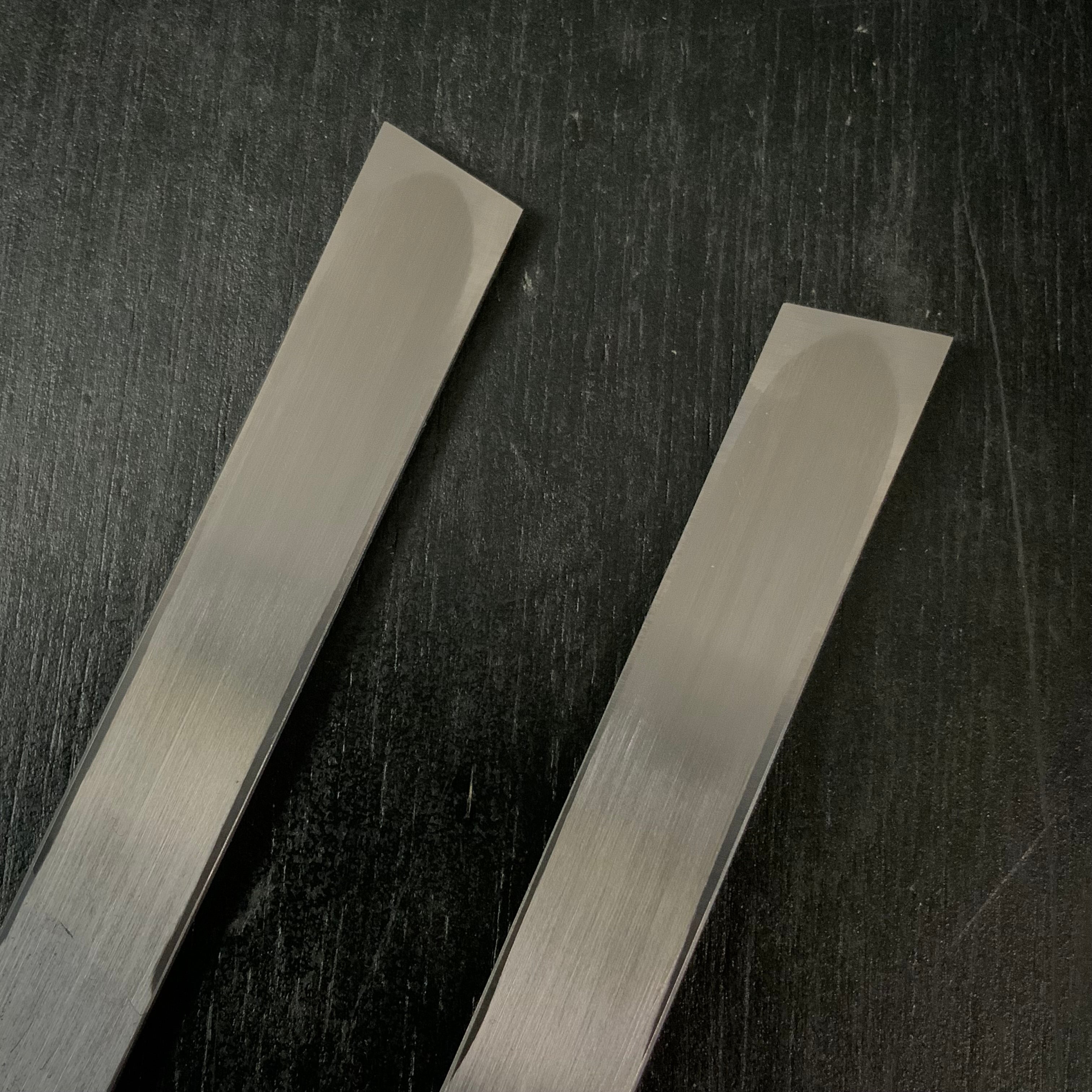 Yoshihide Sakamitsu Tsuchime Shiragaki with White Steel 吉秀 三代坂光作 白柿 槌目仕上