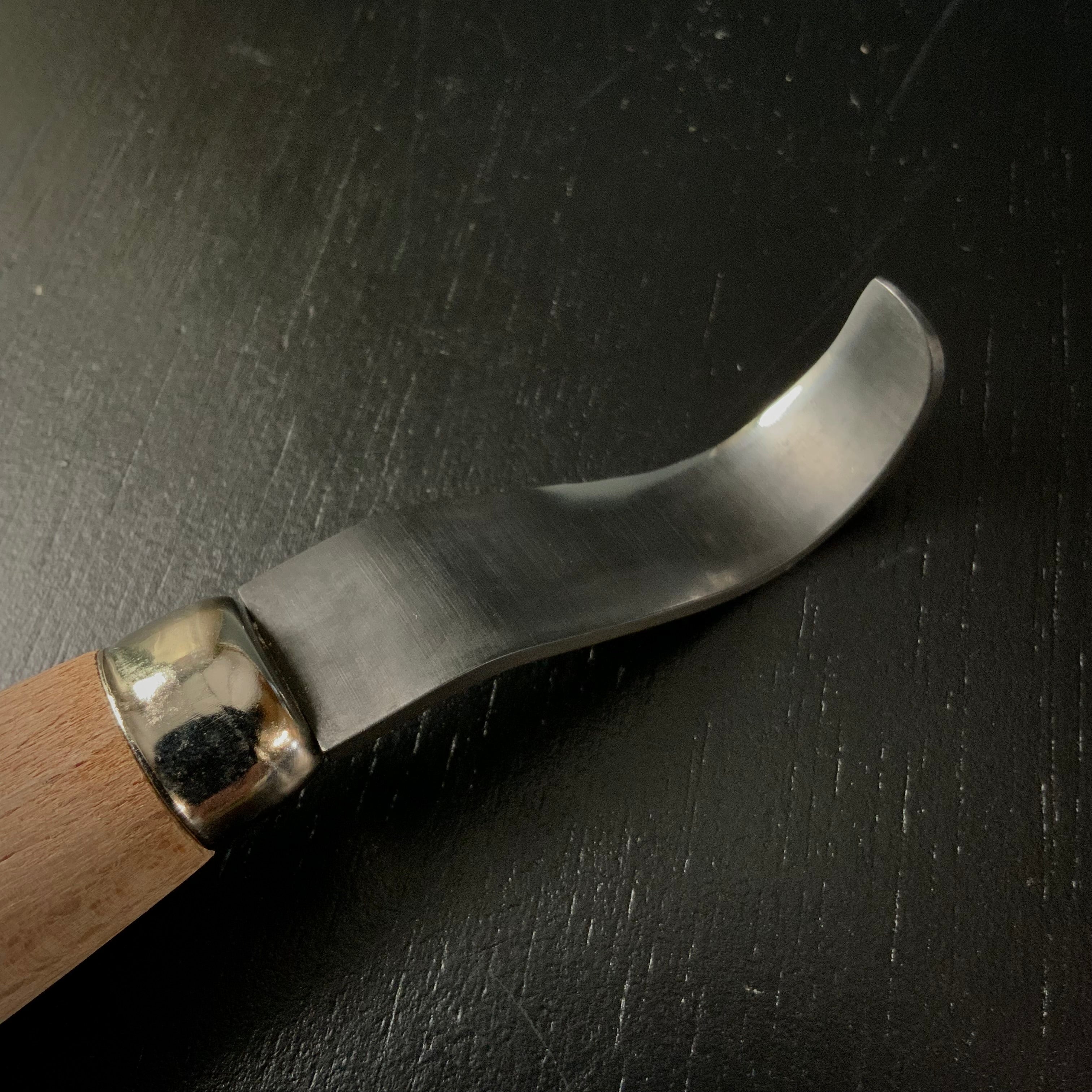 Heijoshin Michi cutlery chisel hook knife / 平常心 道 カトラリー細工のみ フックナイフ