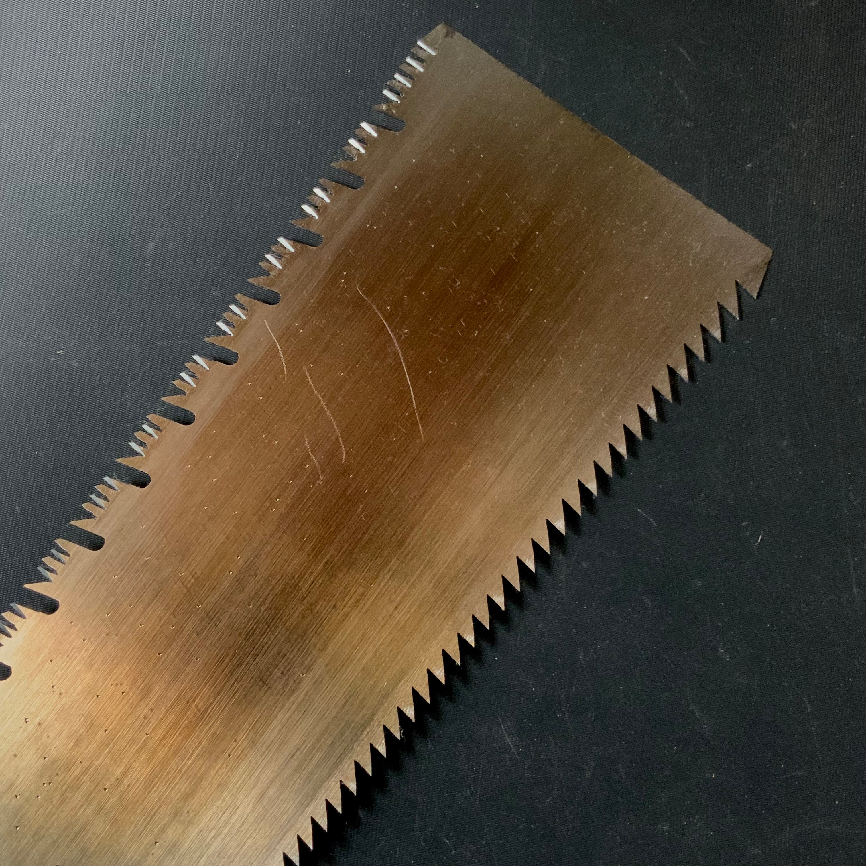 #111 Nagakatsu Double Edge Saw with Eddy Type Handles set by Kurashige 長勝鋸 渦巻き柄 両刃鋸 298mm