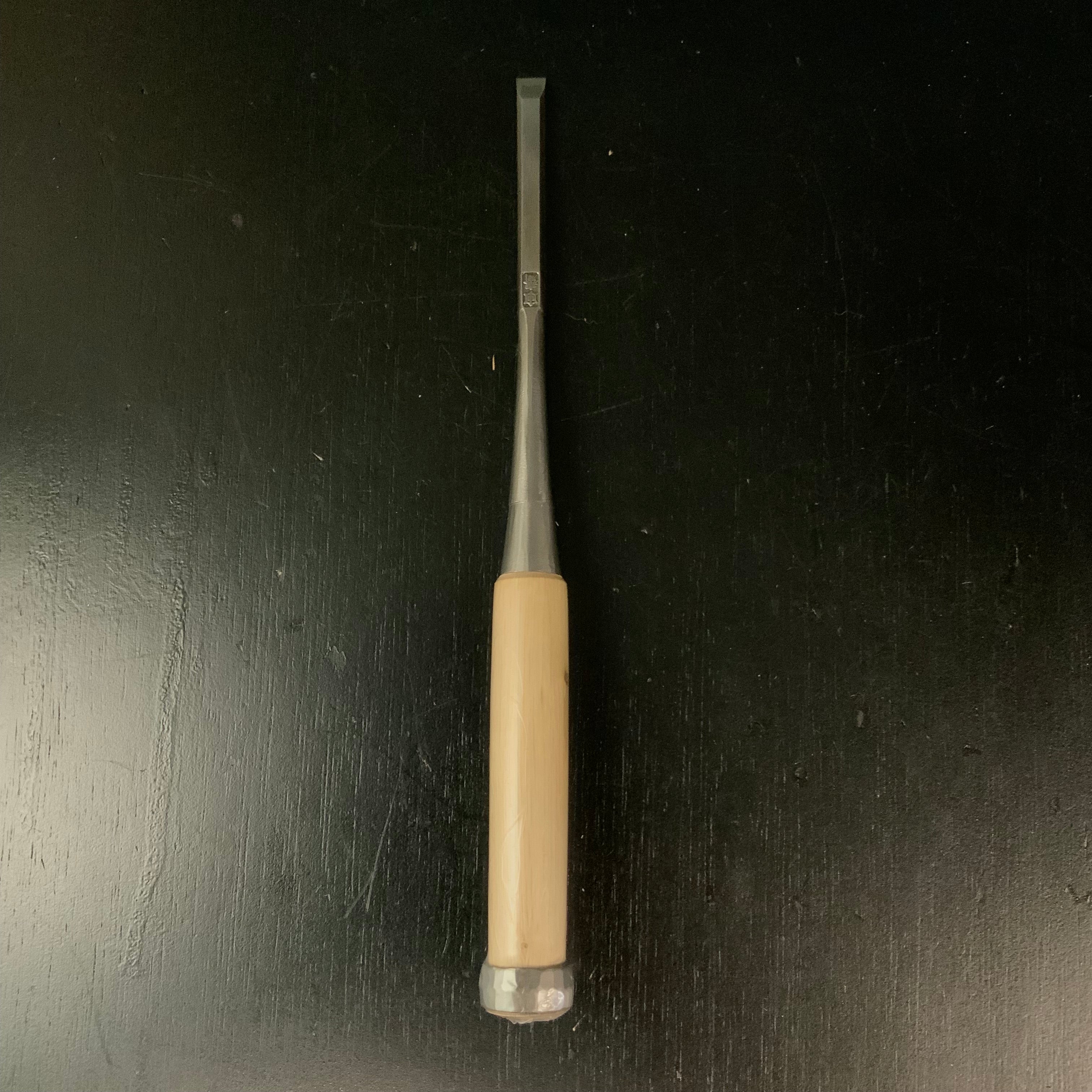 Tasai Special Medium Timber chisels with Japanese white oak 田斎作 中叩き鑿 白樫柄 9mm Chutatakinomi