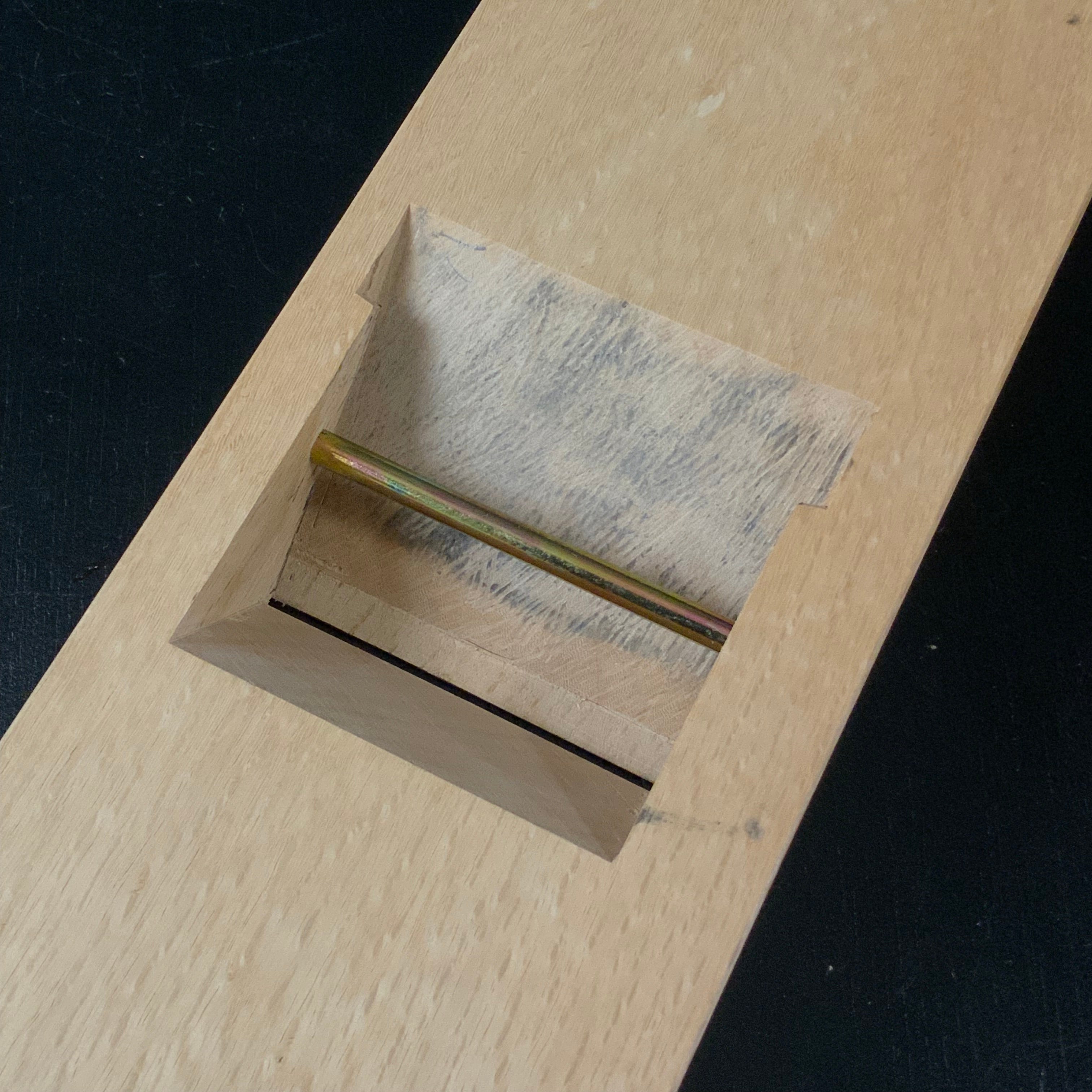 Old Stock #2 Kiyotada Smoothing Long body Plane(Kanna) by Suiheiya 掘出し物 清忠 長台鉋 70mm