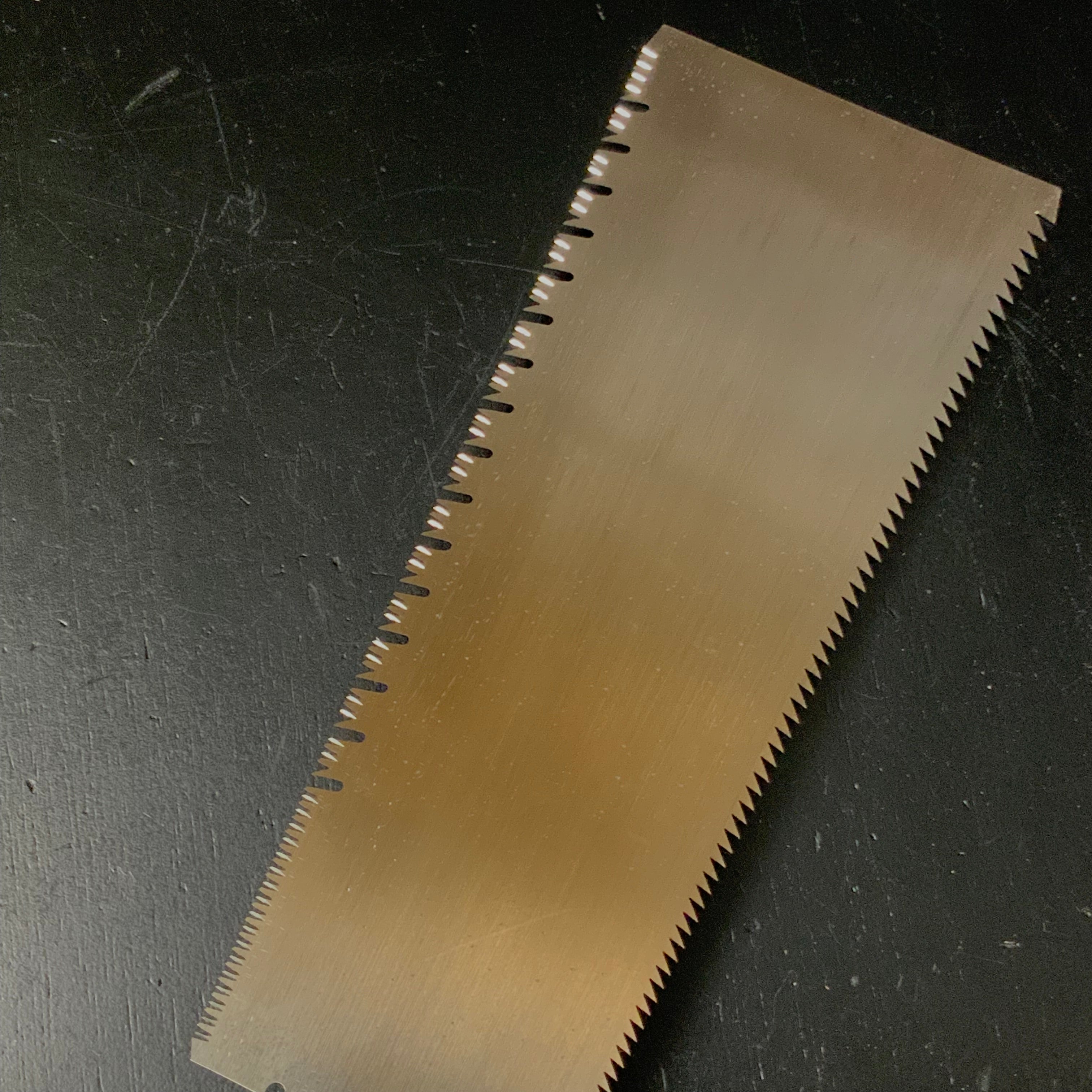 #194 Nagakatsu Double Edge (Ryoba) Saw with Eddy Type Handles For Soft Wood 長勝鋸 両刃鋸 渦巻き柄 針葉材用 245mm