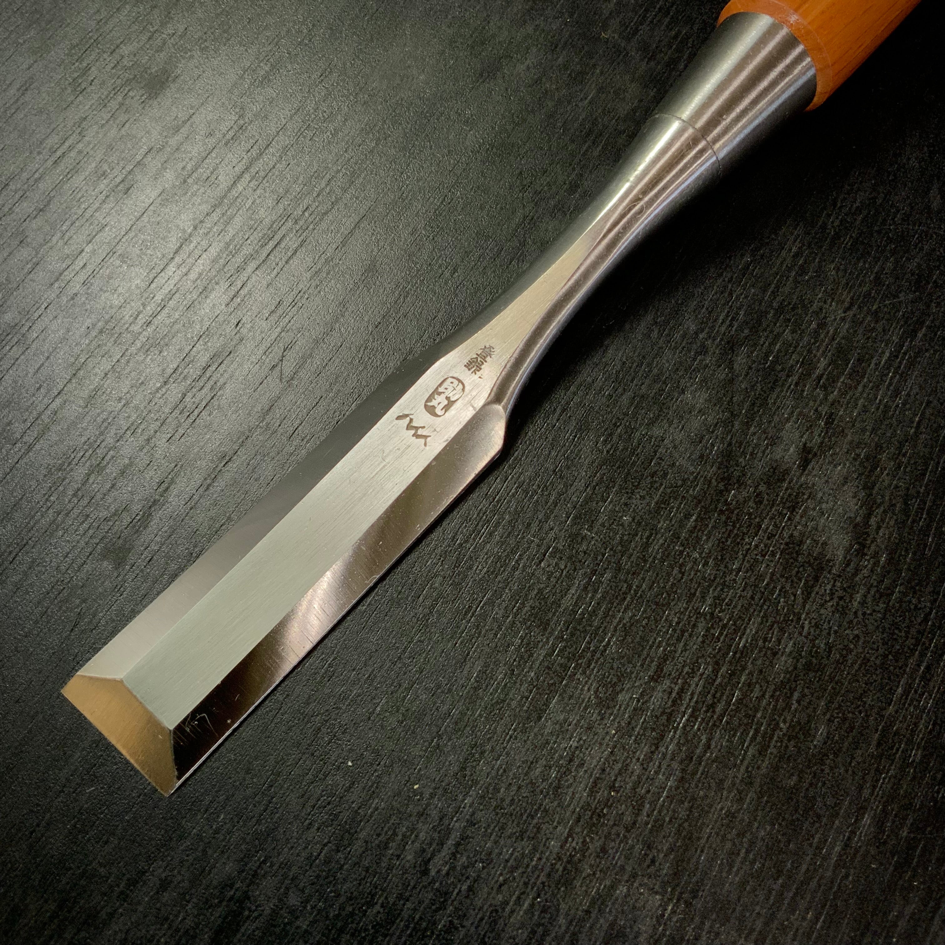 Old stock Sukemaru High-Speed Steel Bench chisels 掘出し物 助丸 ハイス鋼ダメ切り鑿 二つ裏 Damekirinomi 15,24mm