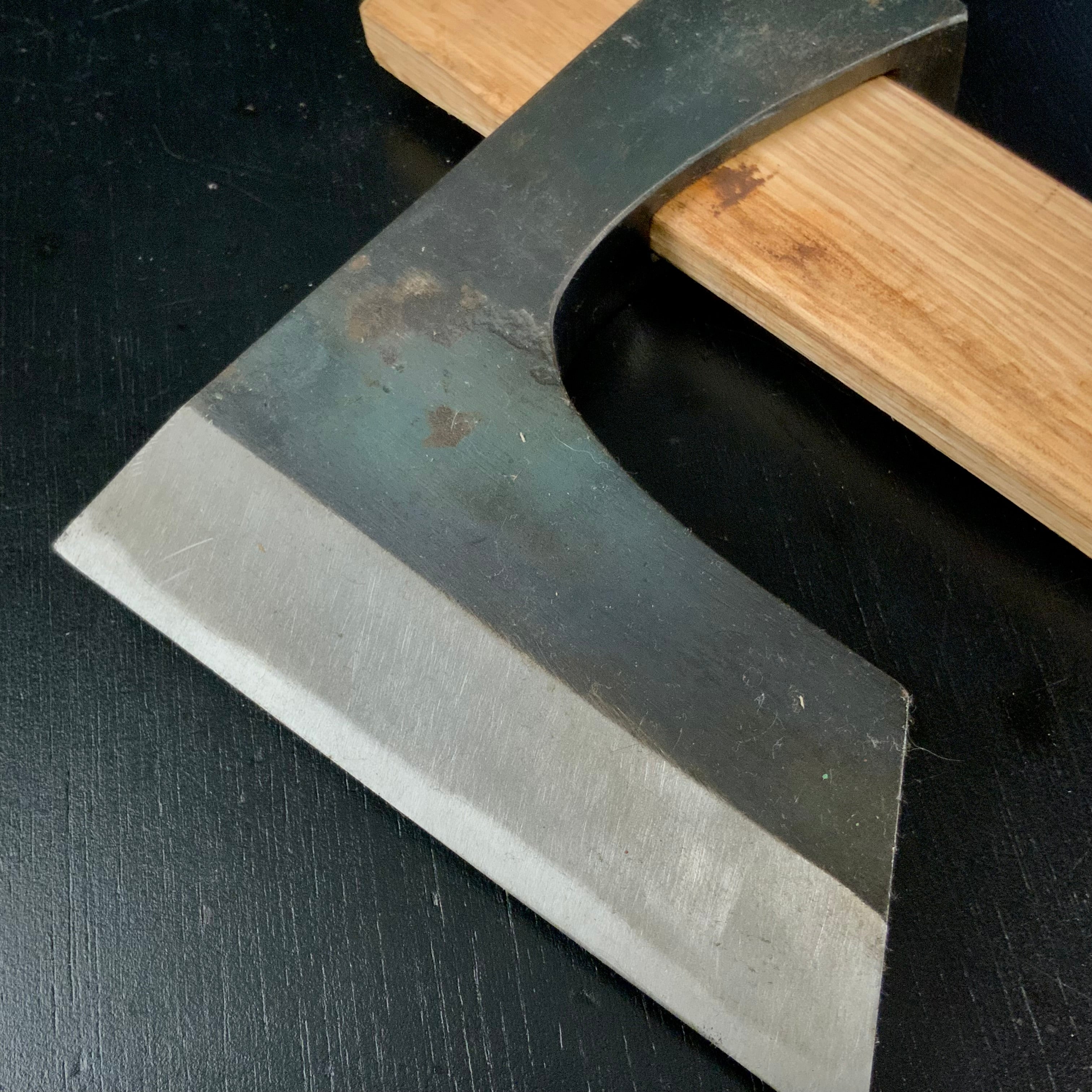 #Mk18 Old stock Japanese Carpenter's Axe 掘出し物 鉞 木割り斧 Masakari