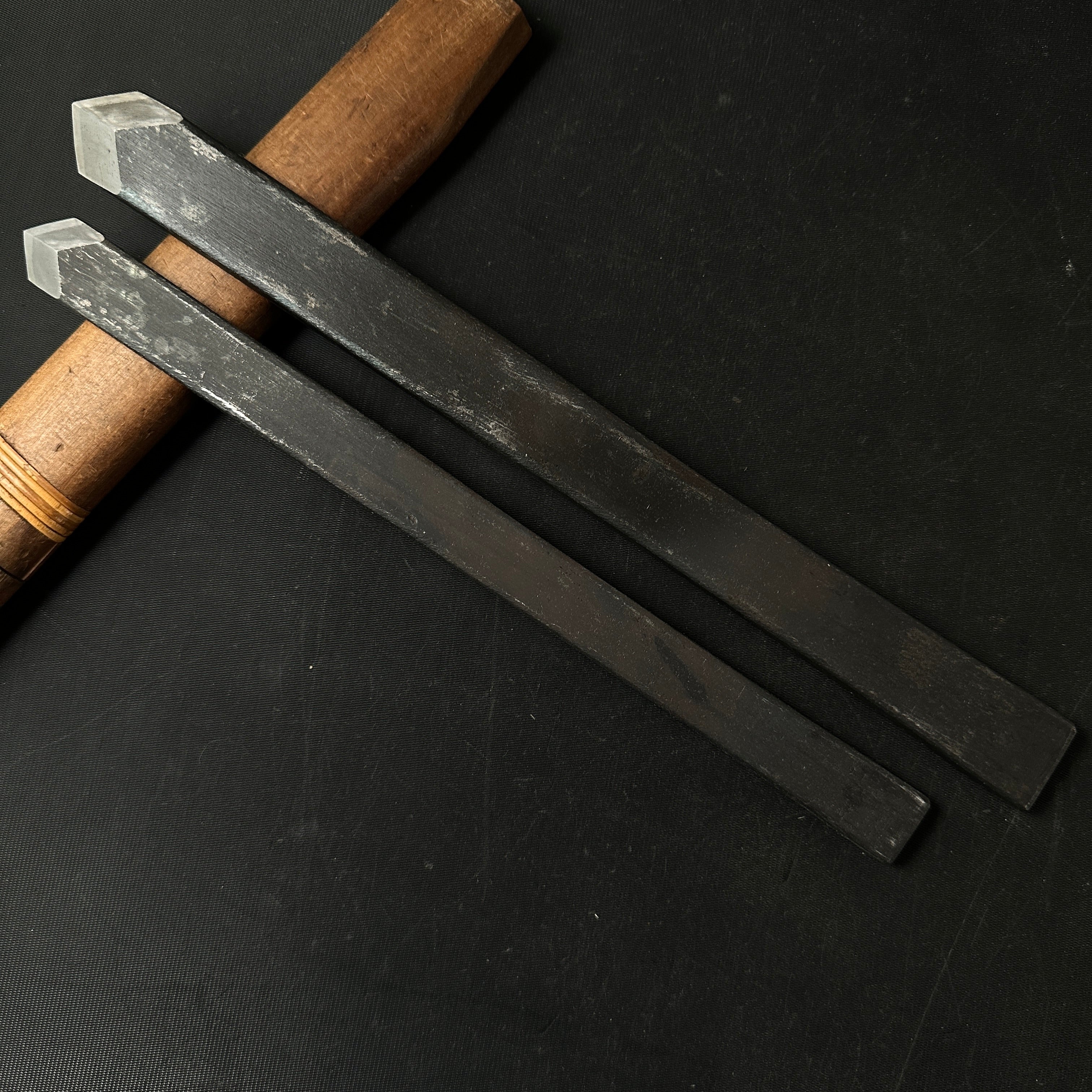 Sekirin Kensaki Knives by Seikichi Sekikawa Blue Steel 関川誠吉作 剣先 19.5mm / 24mm