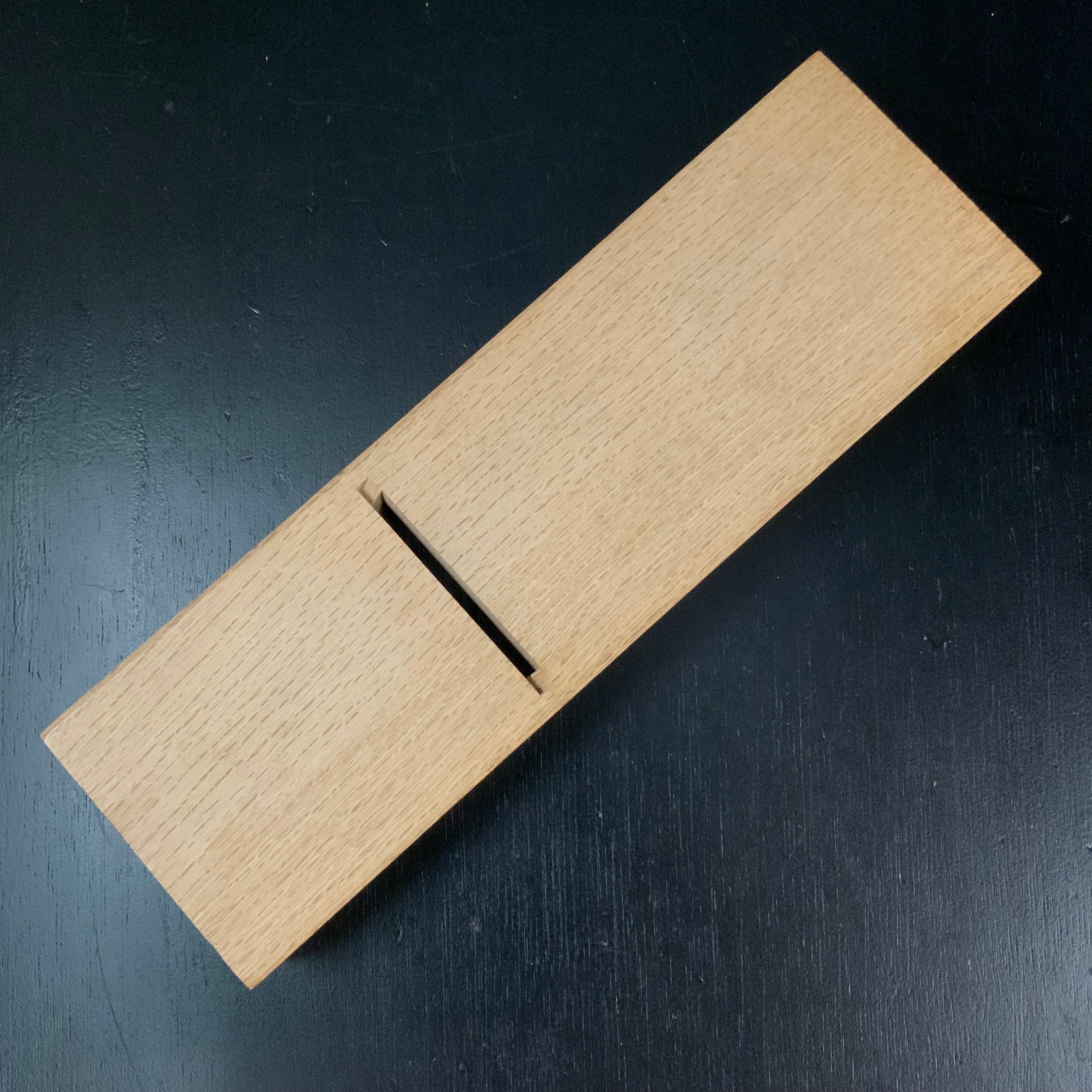 Old stock Sadatoku Smoothing Plane(Kanna) by unknown 掘出し物 貞徳 作者不明 仕上げ鉋 75mm