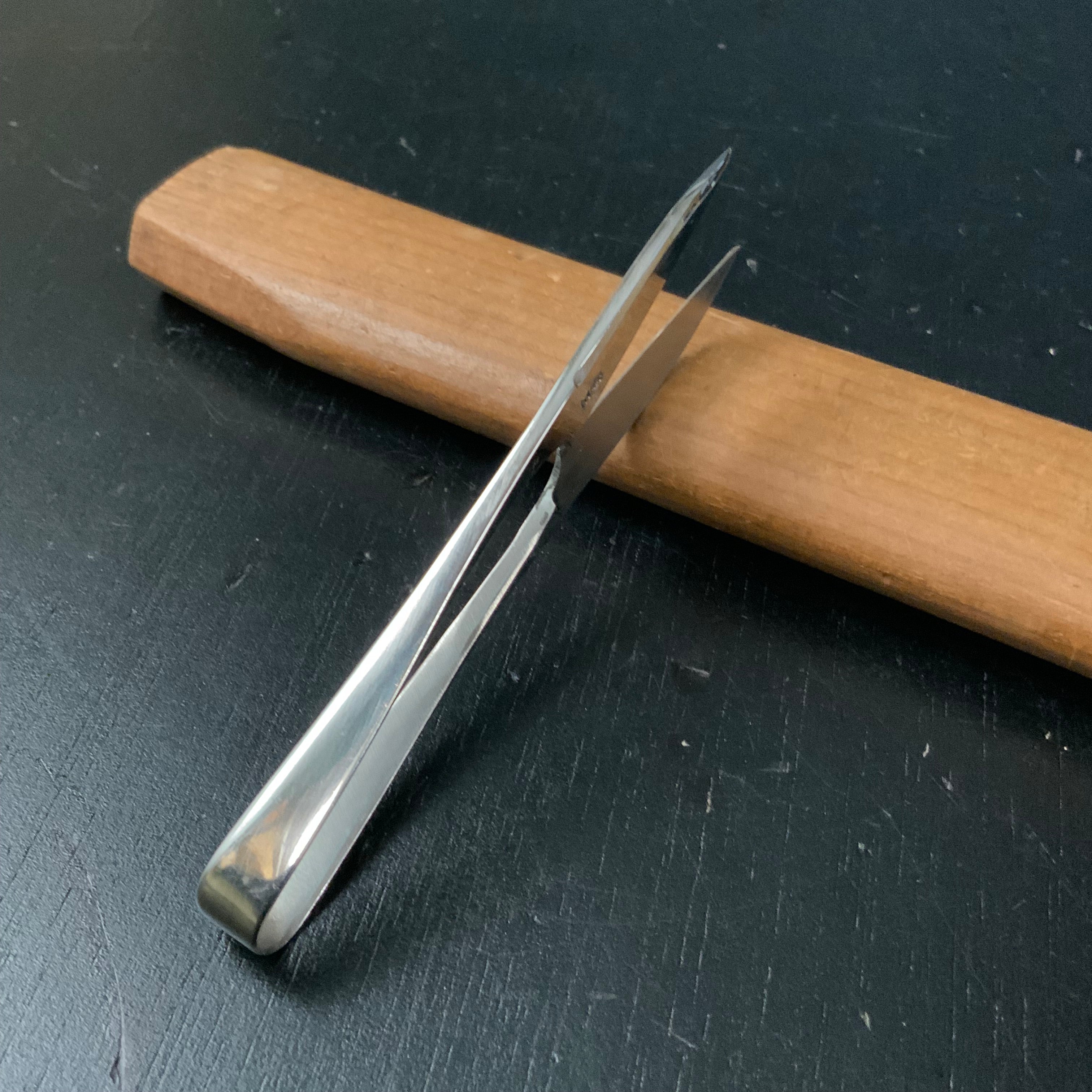 Old stock Nobumasa Nigiri kobasami Stainless steel Traditional Japanese scissors 掘出し物 信正 握り小鋏 高級ステン 手作り