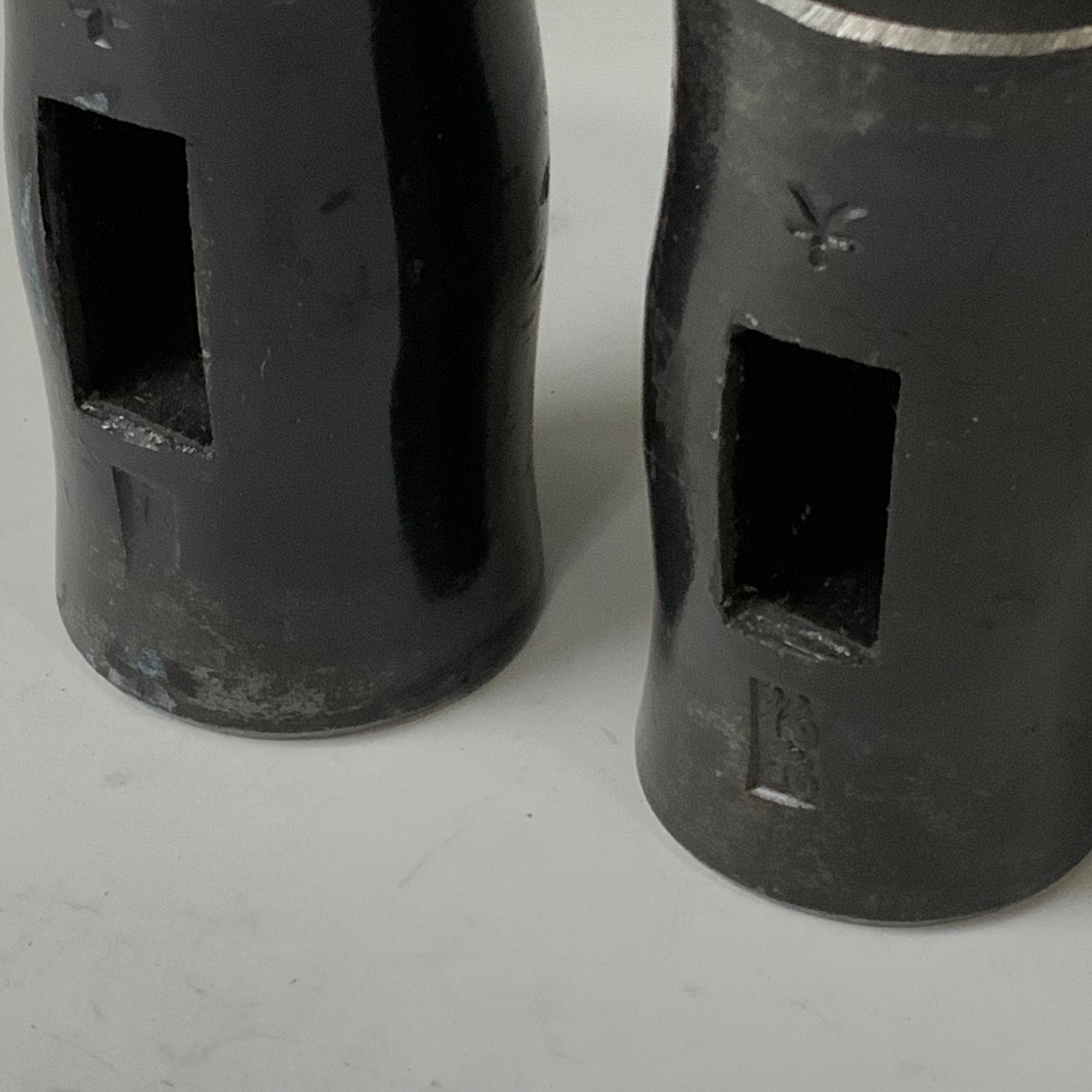 Old stock Fukushima Round Blacksmith finish Hammers 掘出し物 福島作 丸型玄翁 黒仕上