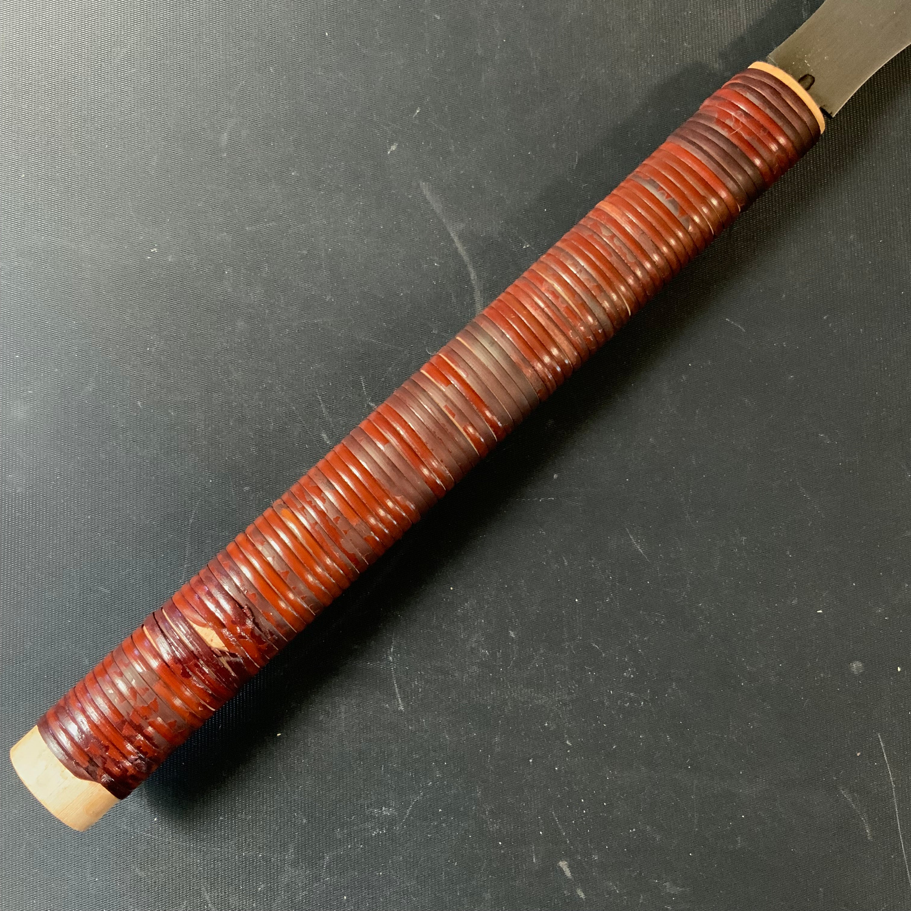 #101 Nagakatsu Double Edge Saw with Eddy Type Handles set by Kurashige 長勝鋸 渦巻き柄 両刃鋸 225mm