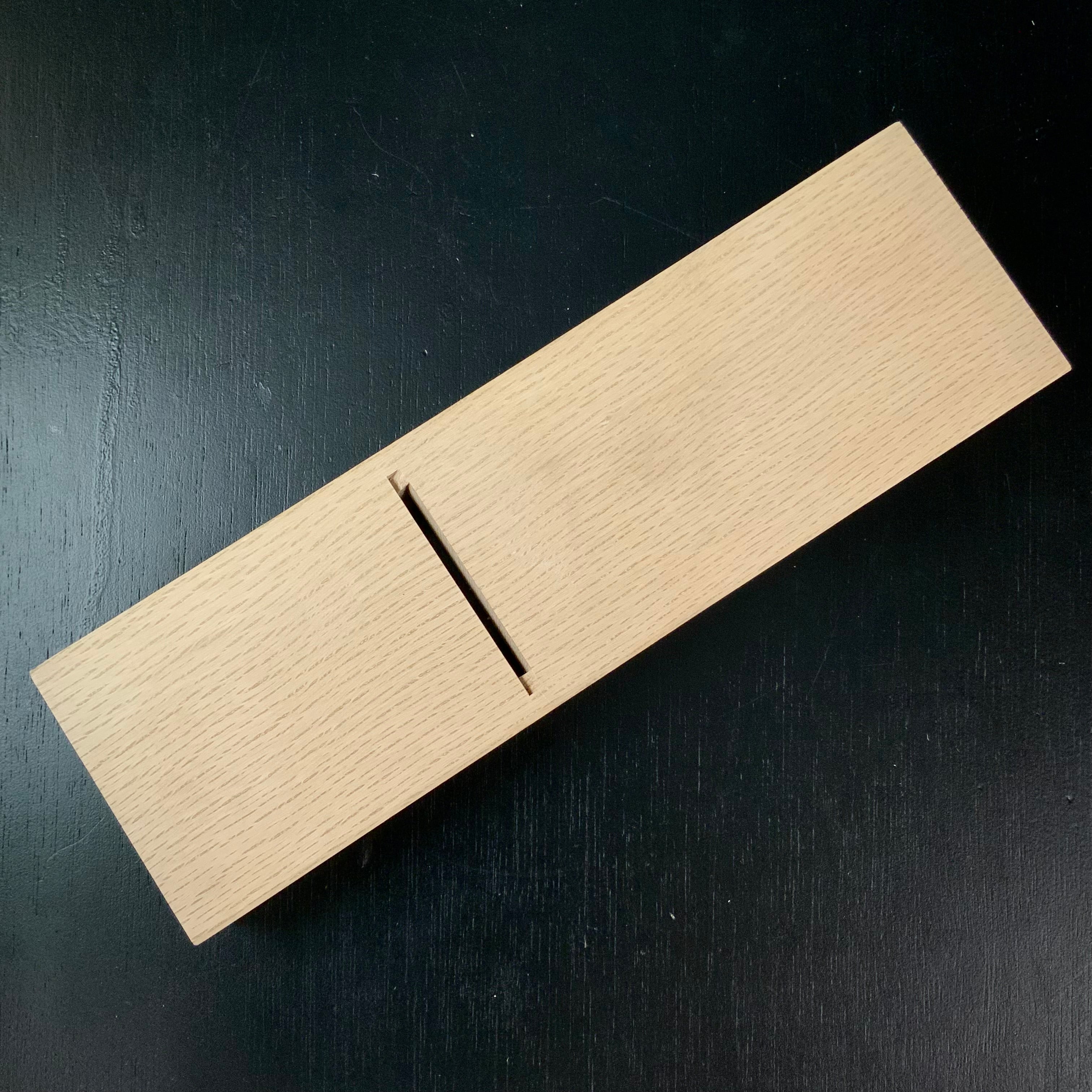 Old stock Otokomori Smoothing Plane (Kanna) by Ogatashixyushi 掘出し物 男盛 龍進斉小片秀士作 仕上げ鉋 70mm