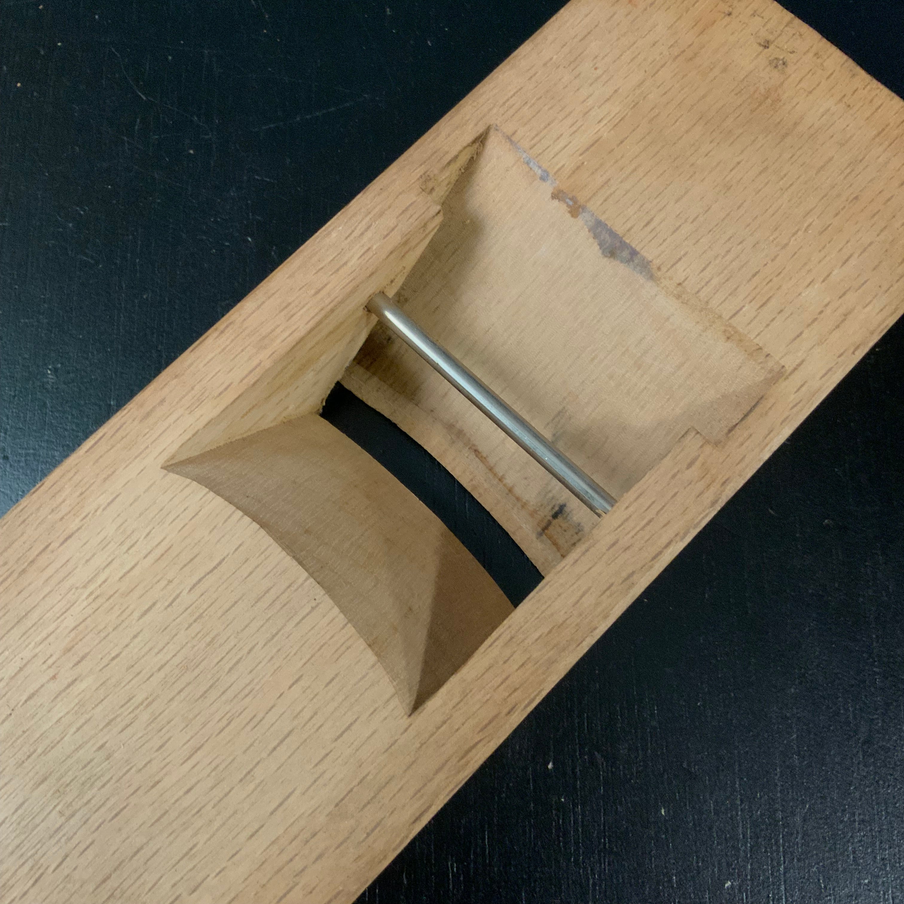 Used Shingi Rounding Plane (Uchimaru) 360R by Nakano Takeo 中古品 橘特選 中野武夫作 神技 内丸鉋 尺2寸アール 65mm