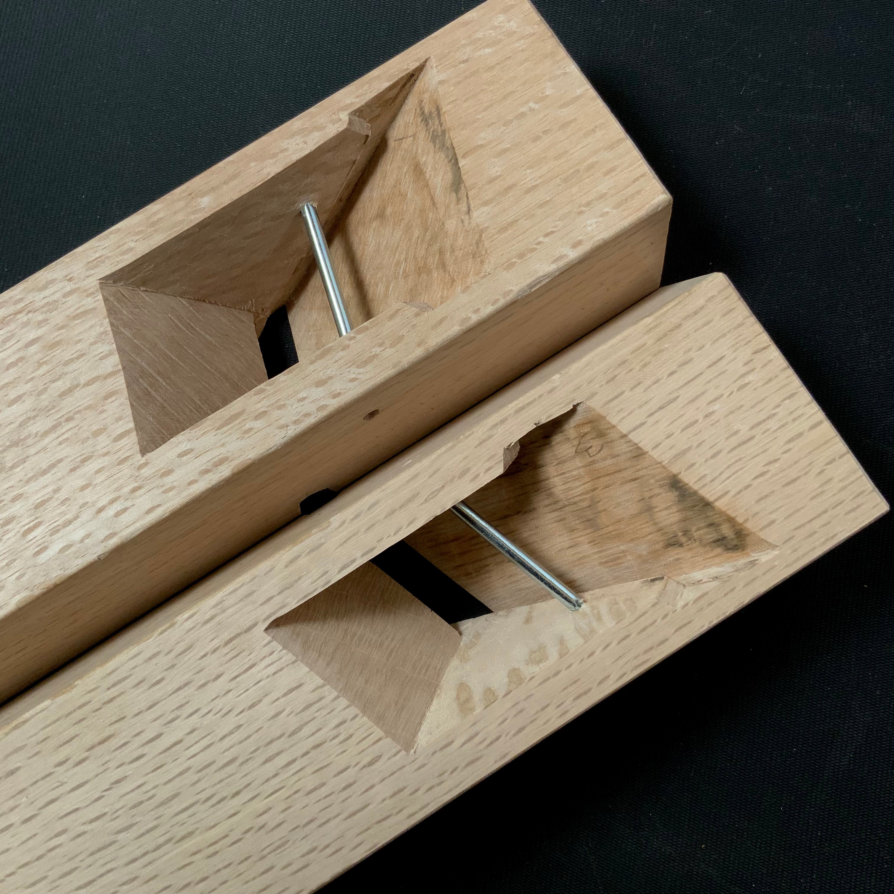 Kouetsu Special Rabbet Plane right and left By Komori 小森作 侊悦 蟻際鉋 左右