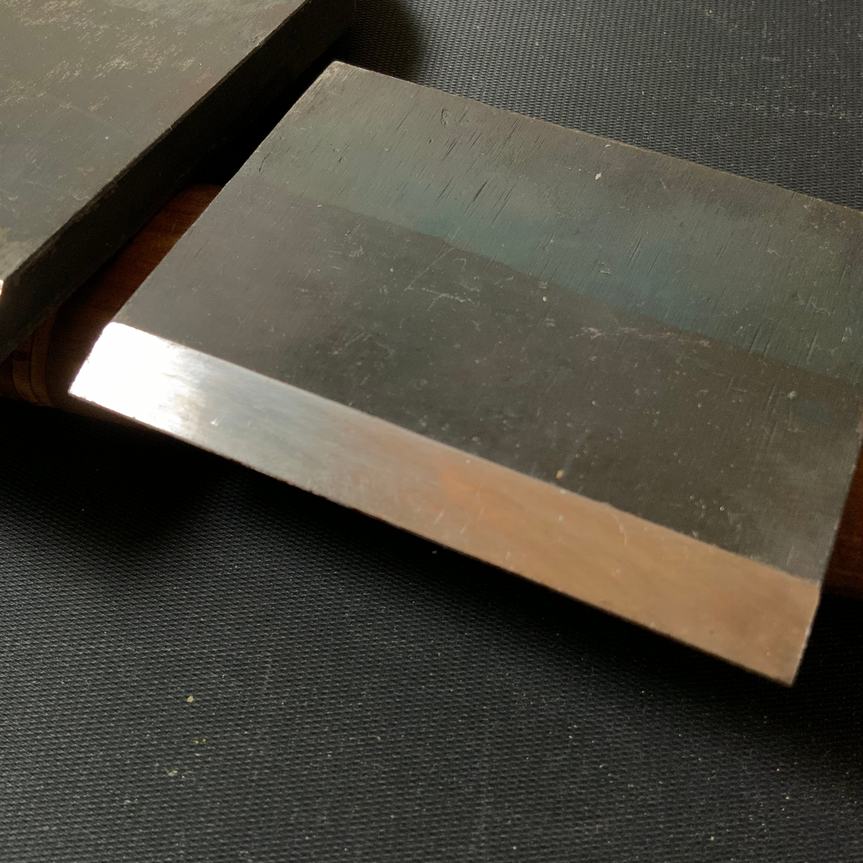 Old stock Muso Smoothing Planeblade (Kanna) 掘出し物 無双 石堂輝秀作 仕上げ鉋 刃のみ 75mm