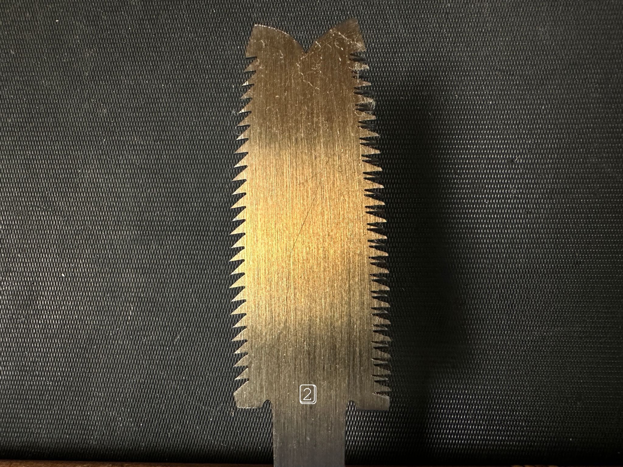 Old stock Ready to use Azebiki(Tomomitsu) Nokogiri Hand made saw 掘出し物 目立て済み 畔挽き鋸 60mm