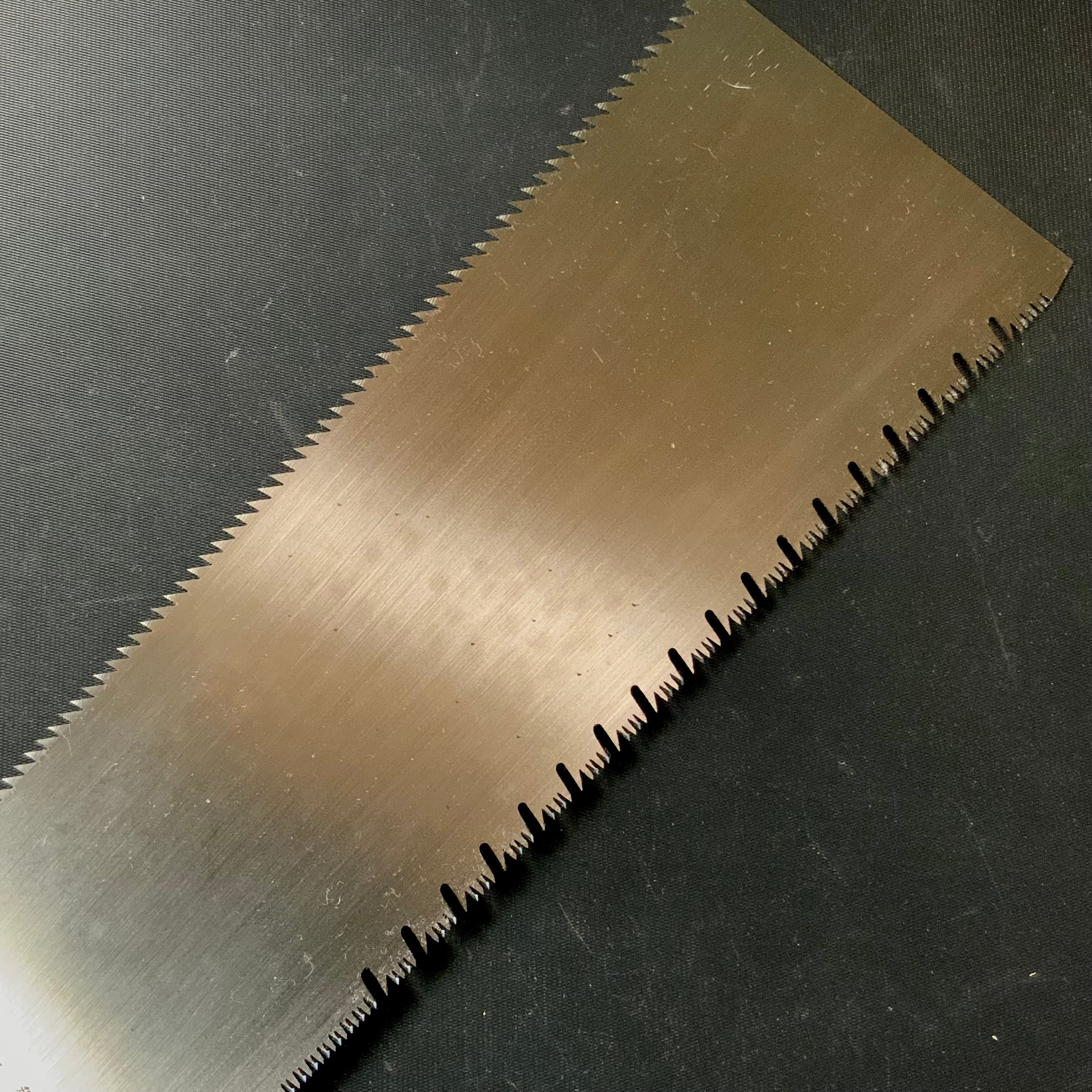 #102 Nagakatsu Double Edge Saw with Eddy Type Handles set by Kurashige 長勝鋸 渦巻き柄 両刃鋸 255mm