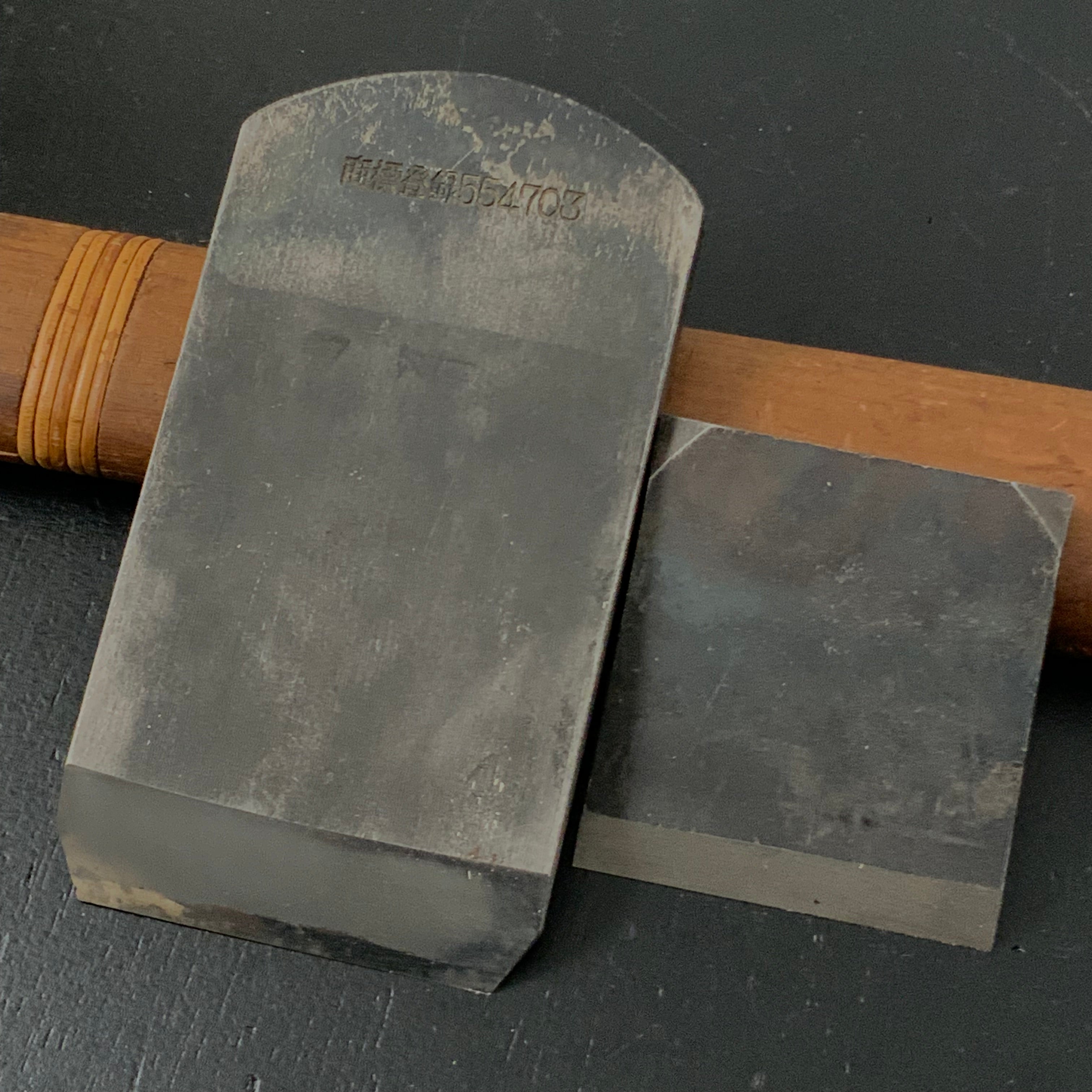 Old stock Azuma-Genji Smoothing Plane (Kanna) with White Oak dai 掘出し物 東源次 鉋 白樫台 60mm