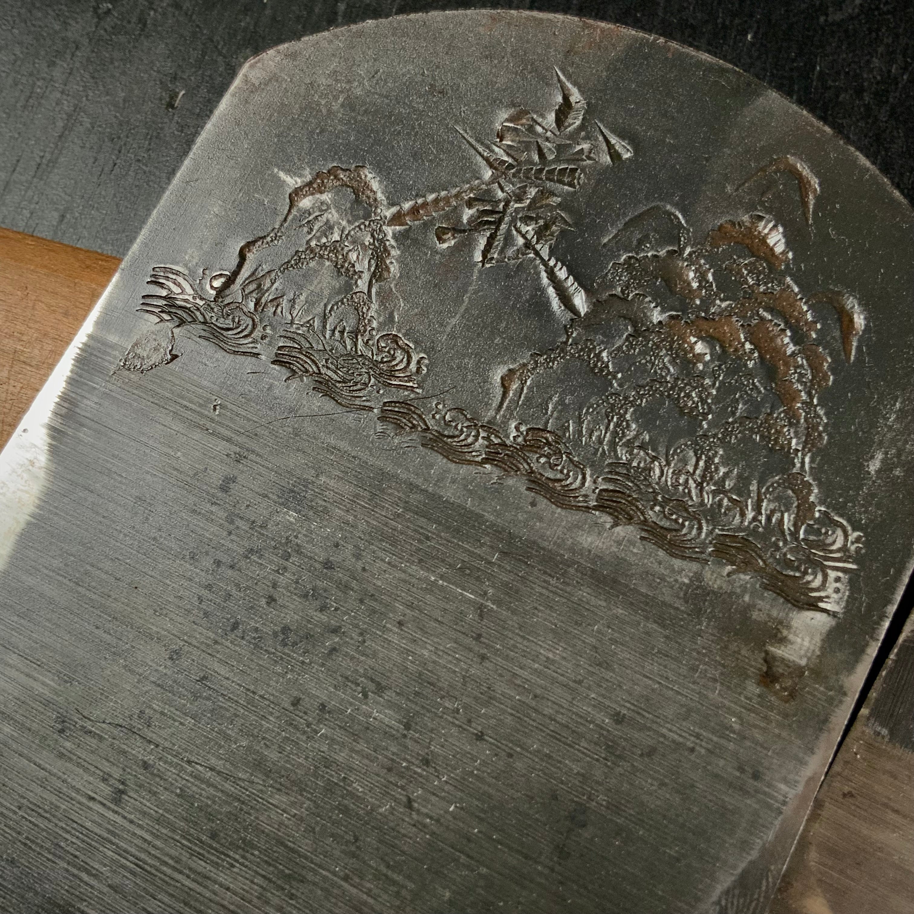 Iwao Palace carpentry used Smoothing Plane 中古品 巌 宮大工使用 仕上鉋 85mm