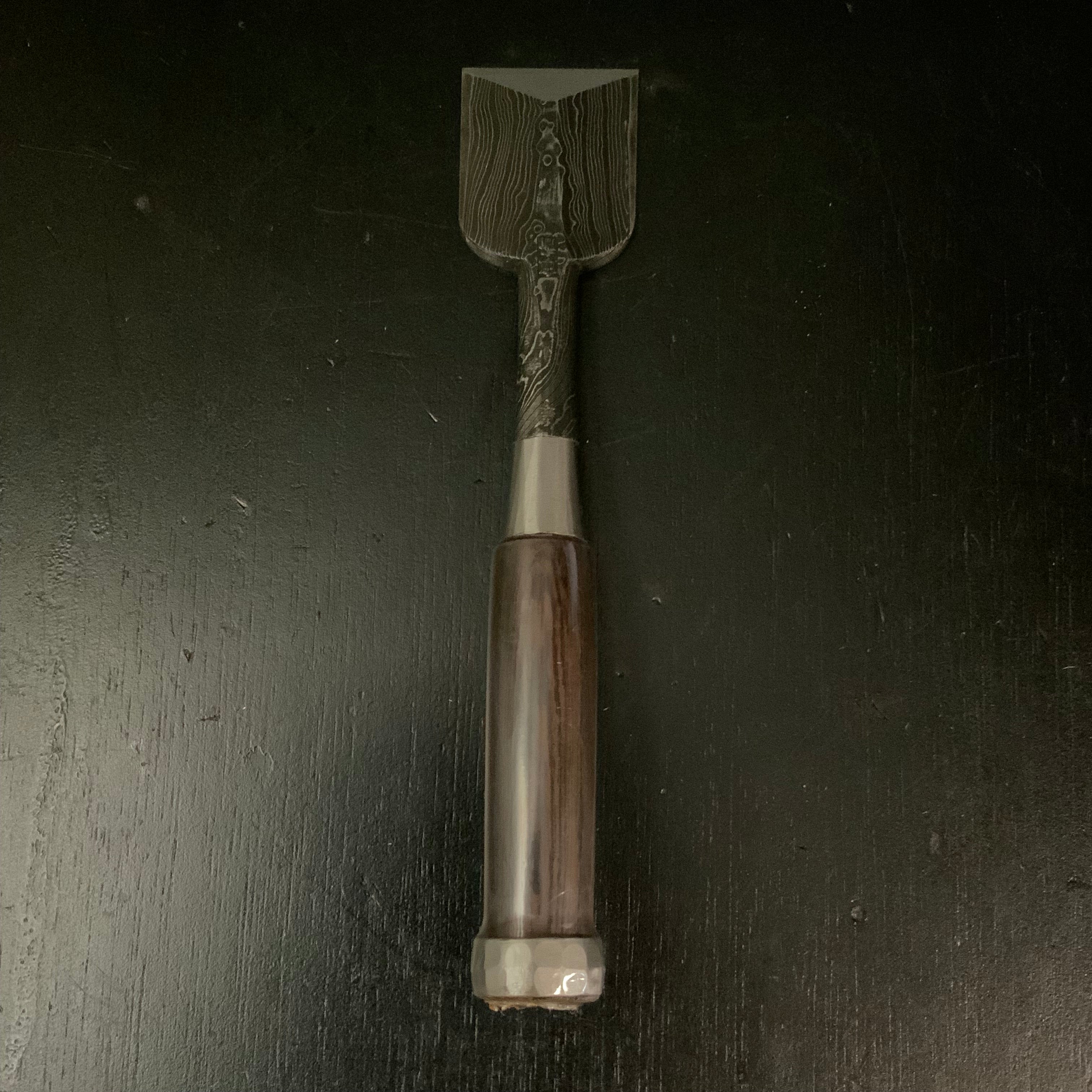 Tasai Mokume Special Dovetail Bench chisels with Cassia siamea handle 田斎作 木目 鎬追入鑿 鉄刀木柄 42mm