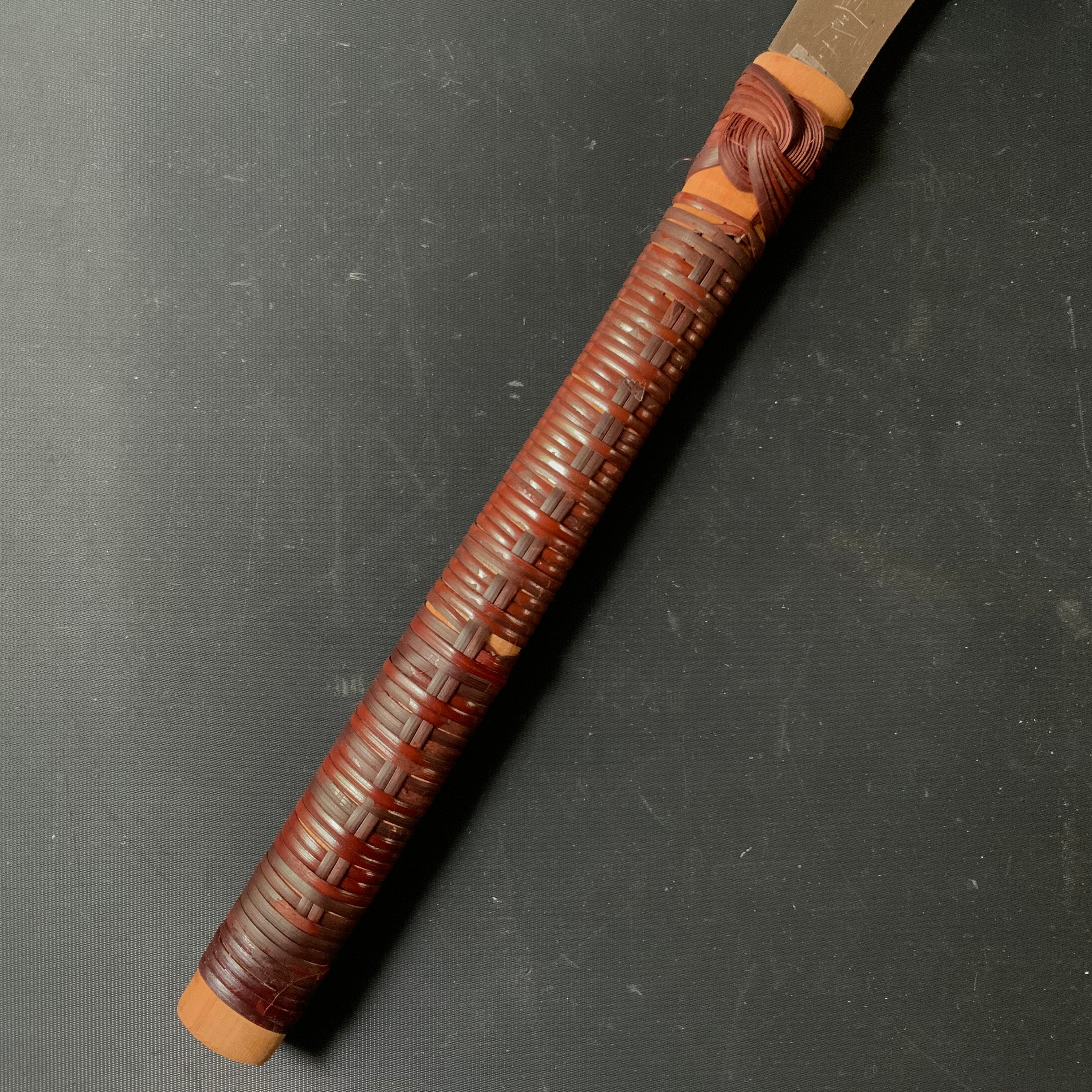 #R32 Nagakatsu Double Edge Saw with Eddy Type Handles set by Kurashige 直ぐ使い 長勝鋸 渦巻き柄 両刃鋸 210mm