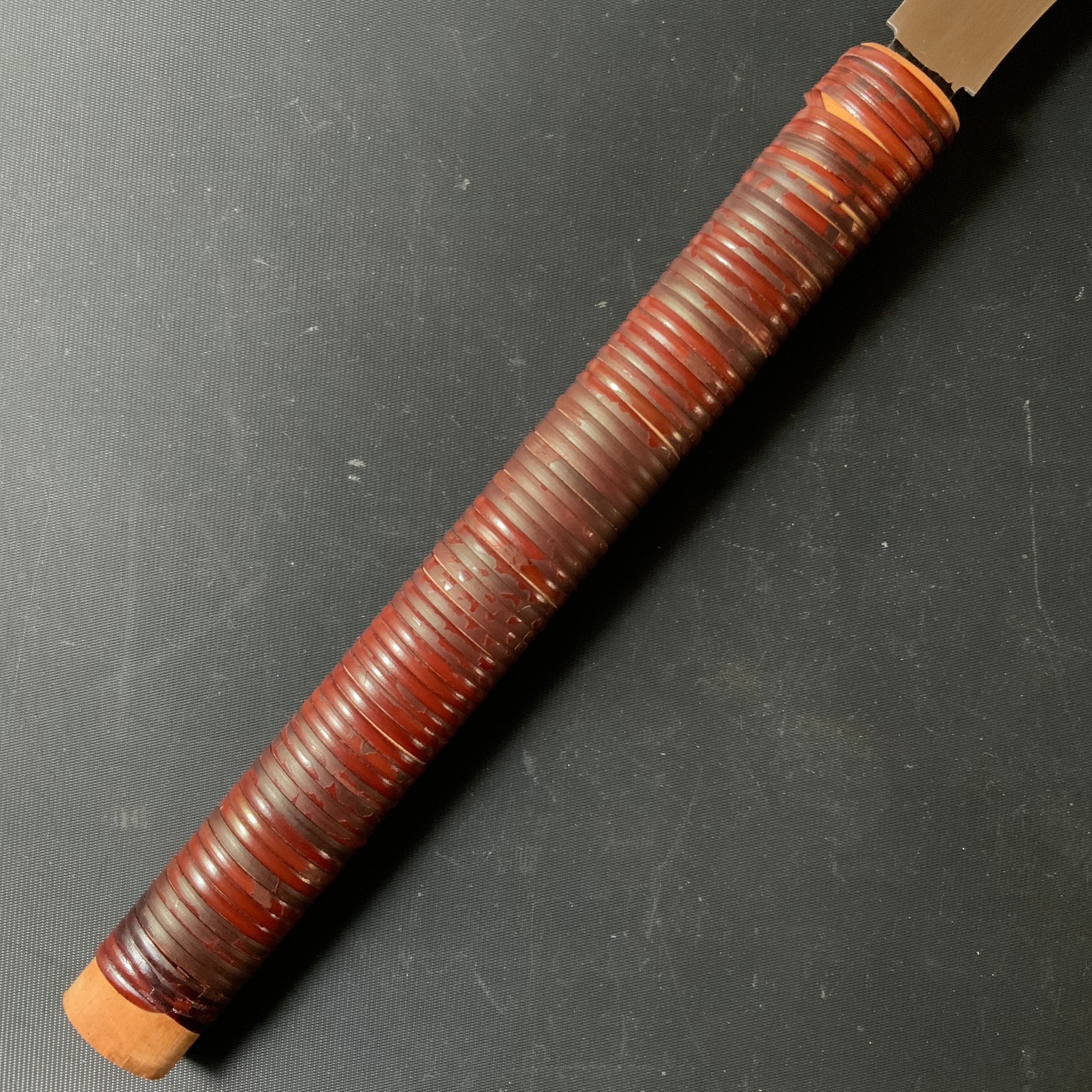 #R37 Nagakatsu Double Edge (Ryoba) Saw with Eddy Type Handles set 長勝鋸 両刃鋸 渦巻き柄 針葉材用 210mm