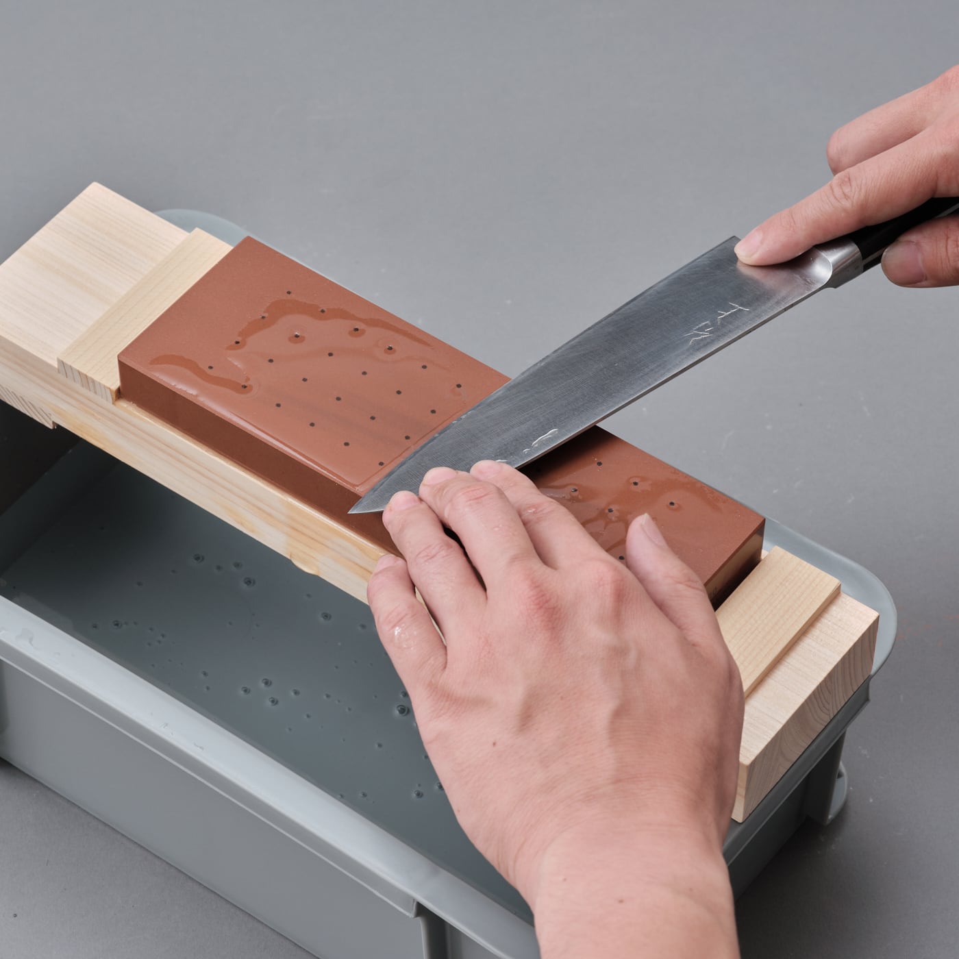 King 10Good Sharpening stone set (Togiba) for home use / キング 10Good 砥ぎ場(セット)